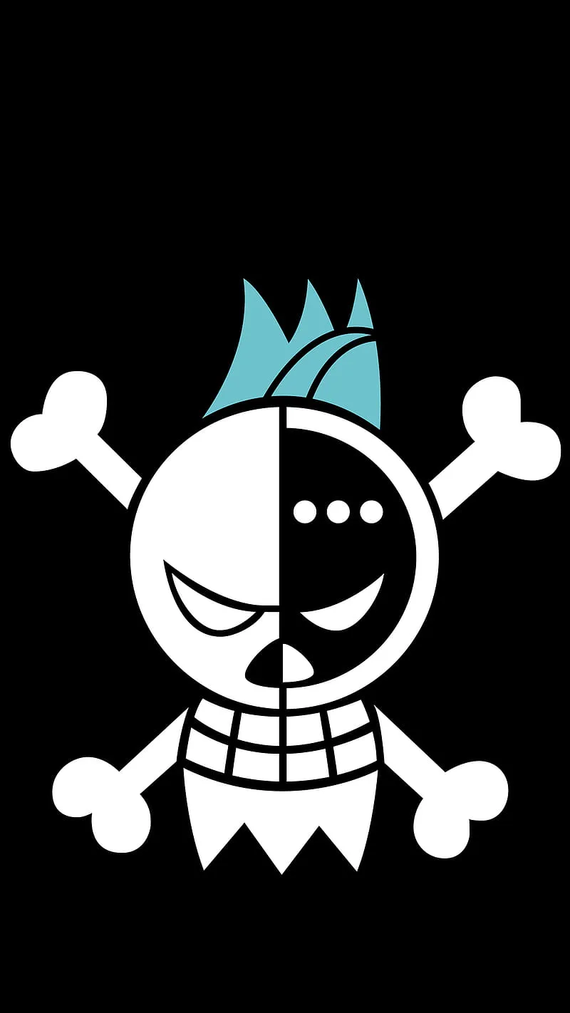 Franky Jolly Roger, anime, jolly roger, one piece, HD phone wallpaper