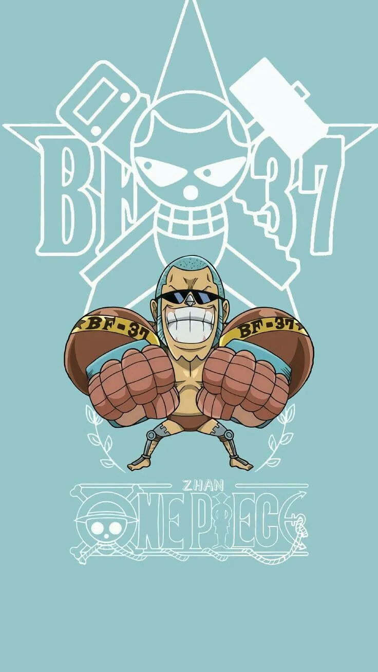 ∆ ONE PIECE.. FRANKY CHIBI WALLPAPER