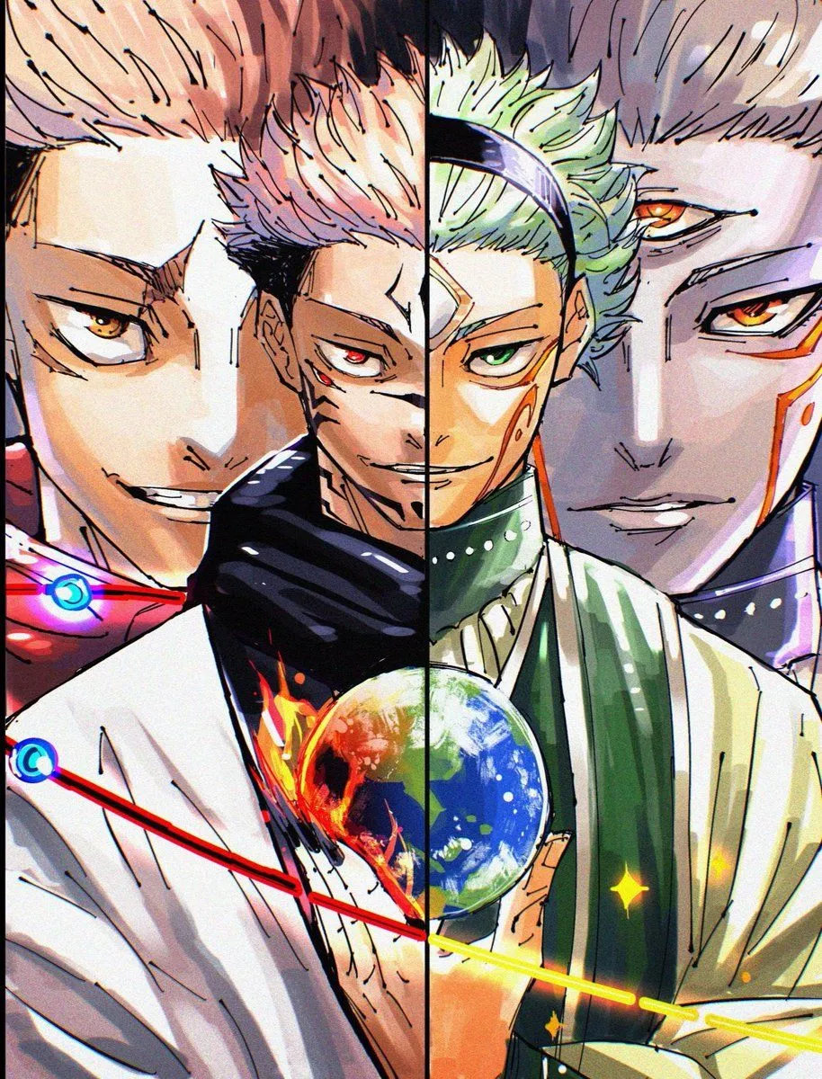 The true villain of Jujutsu Kaisen: Modulo is not Dabura. It's Maru infused with Mahito. Do you wonder why Gege and Yuji Iwasaki drew half Sukuna and half Maru as an illustration