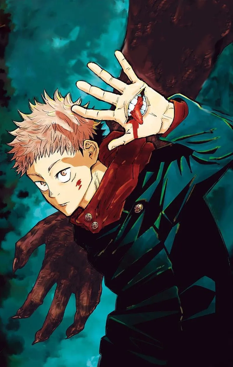 Yuji Itadori, jujutsu, kaisen, HD phone wallpaper