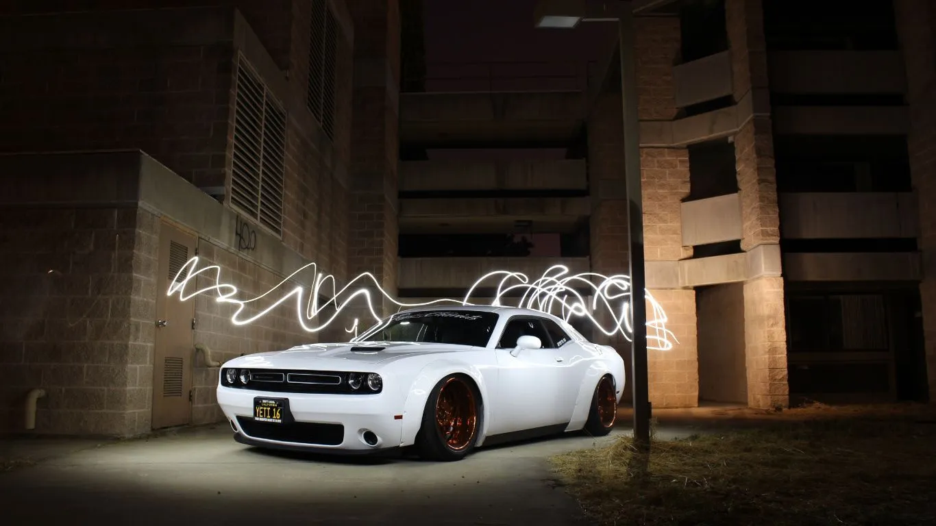 Laptop Dodge Challenger Wallpaper Free 1366x768 High Quality Background