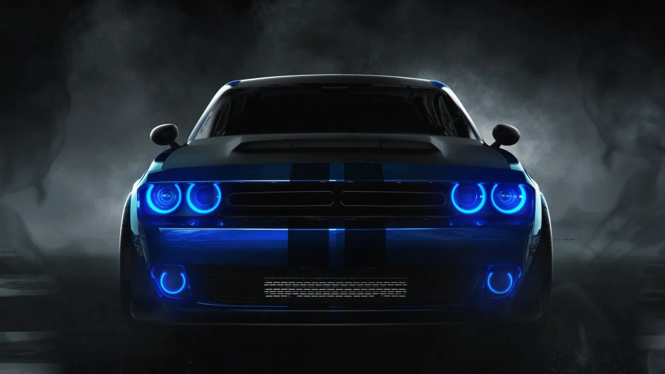 Laptop Dodge Challenger Wallpaper Free 1366x768 High Quality Background