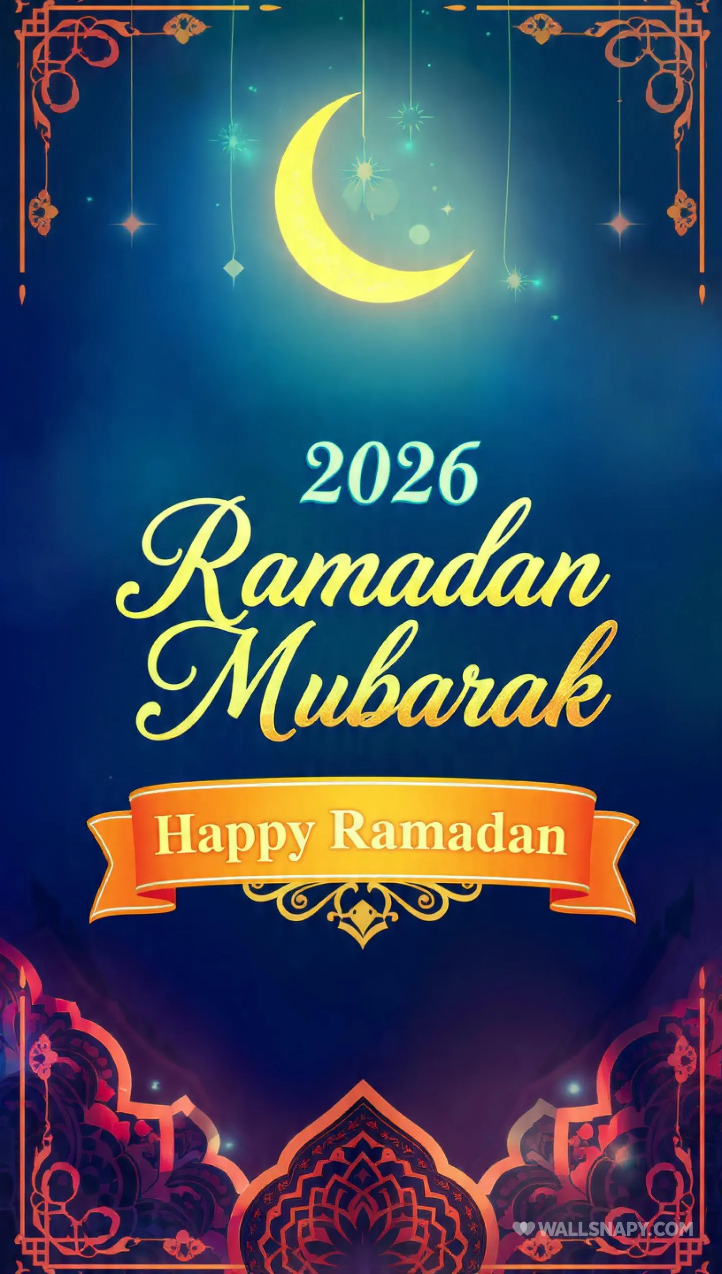 2026 ramadan islamic background mobile wishes download