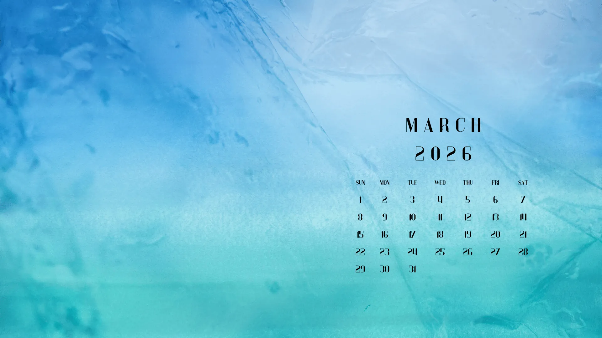 March 2026 Desktop Wallpaper