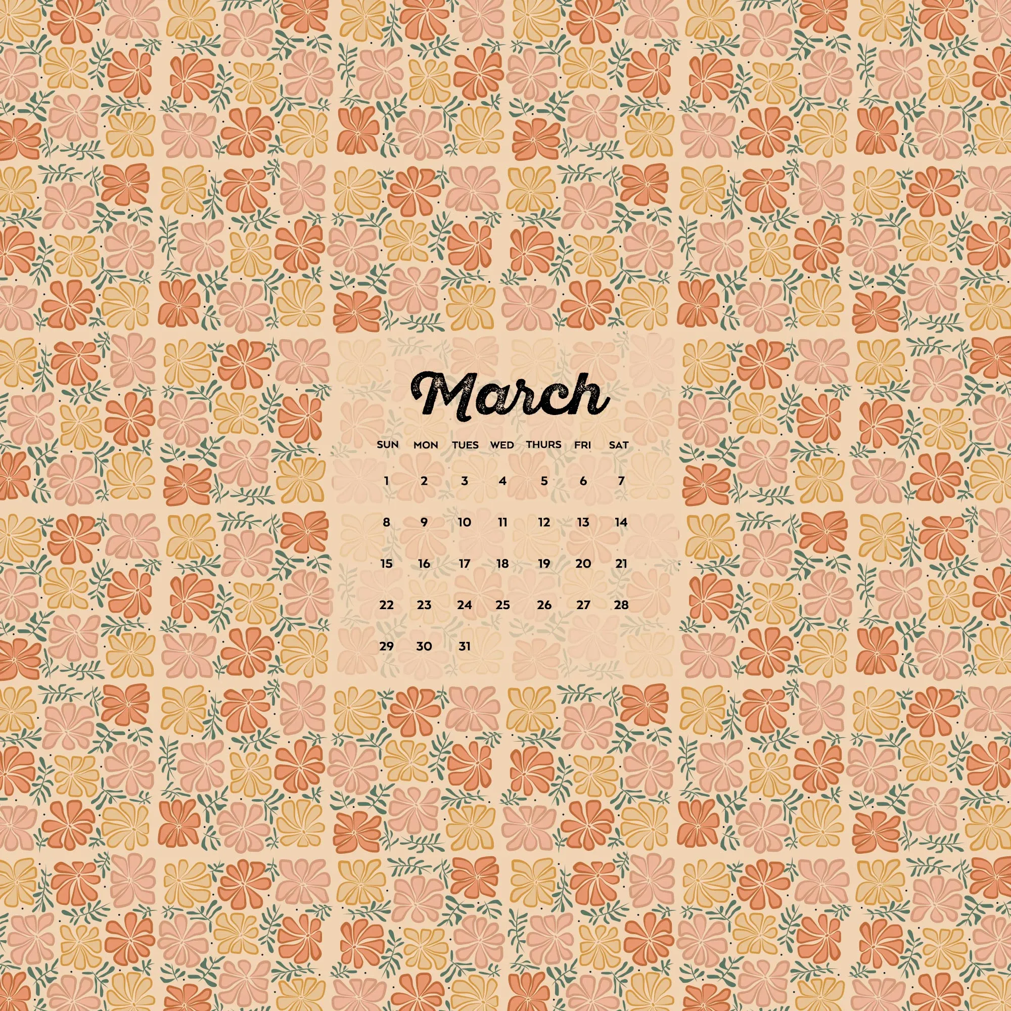 Free Wallpaper Design for March 2026