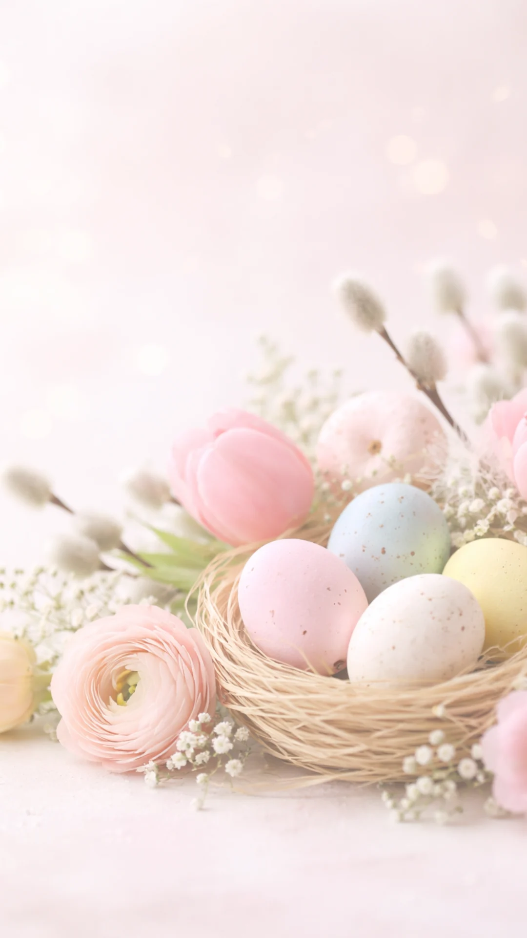 Free Easter iPhone Wallpaper (Pretty Spring Phone Background)