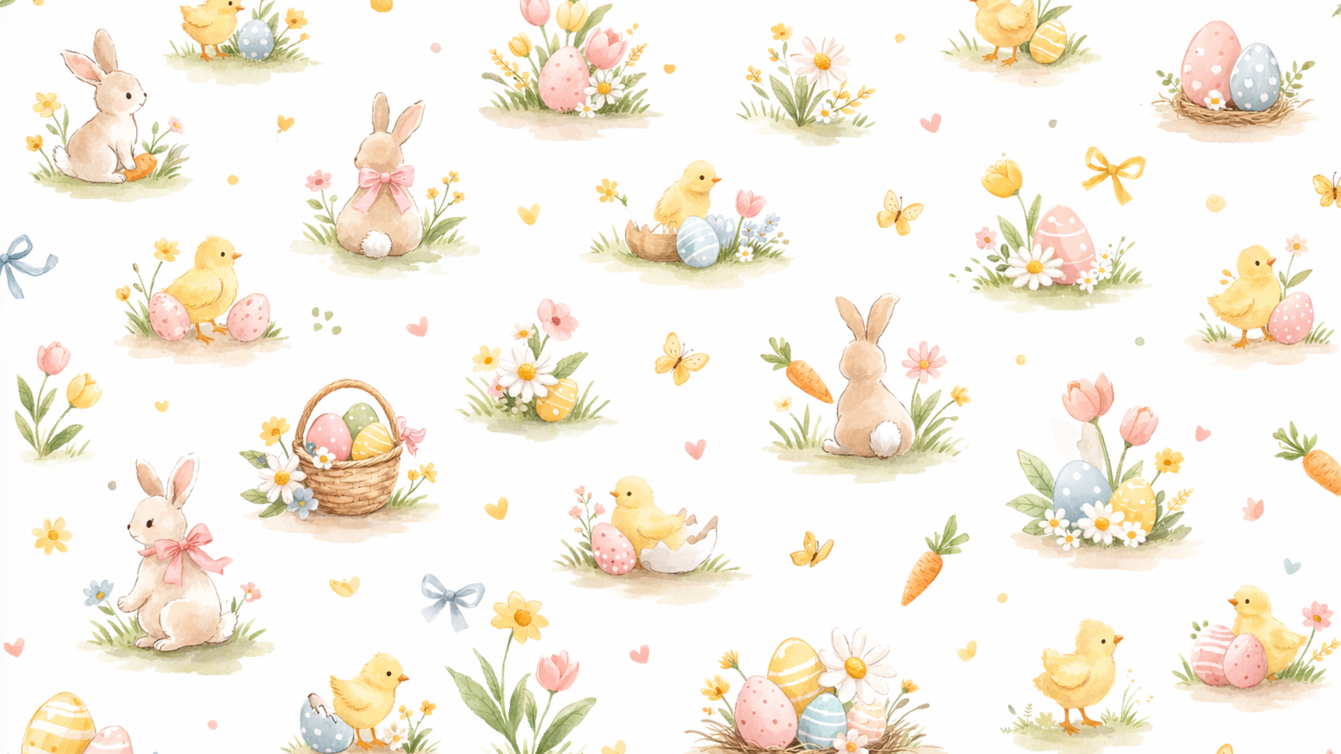 Free Easter Desktop Wallpaper (Cute, Aesthetic & Spring Inspired)