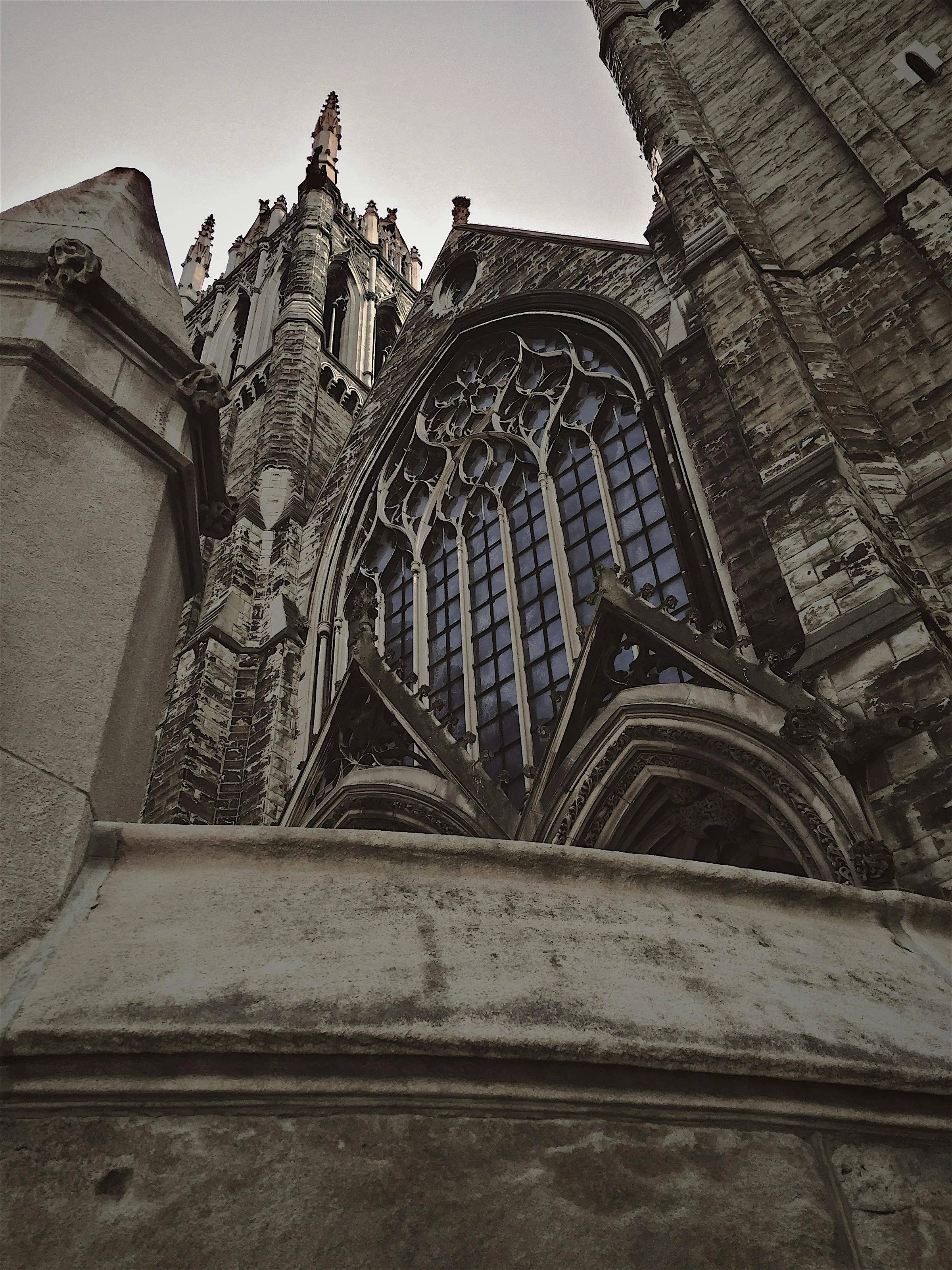 Low Angle Shot of Gothic Themed Cathedral · Free