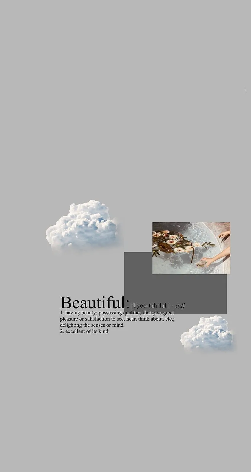 Grey aesthetic iphone, grey text aesthetic HD phone wallpaper