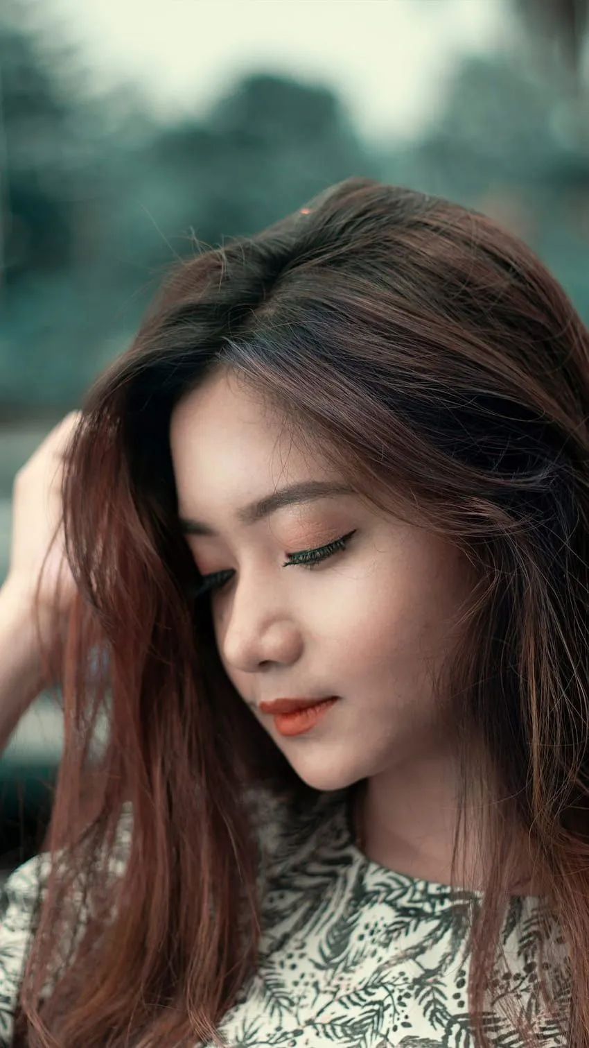 Beautiful Asian Girl Portrait graphy Ultra HD phone wallpaper