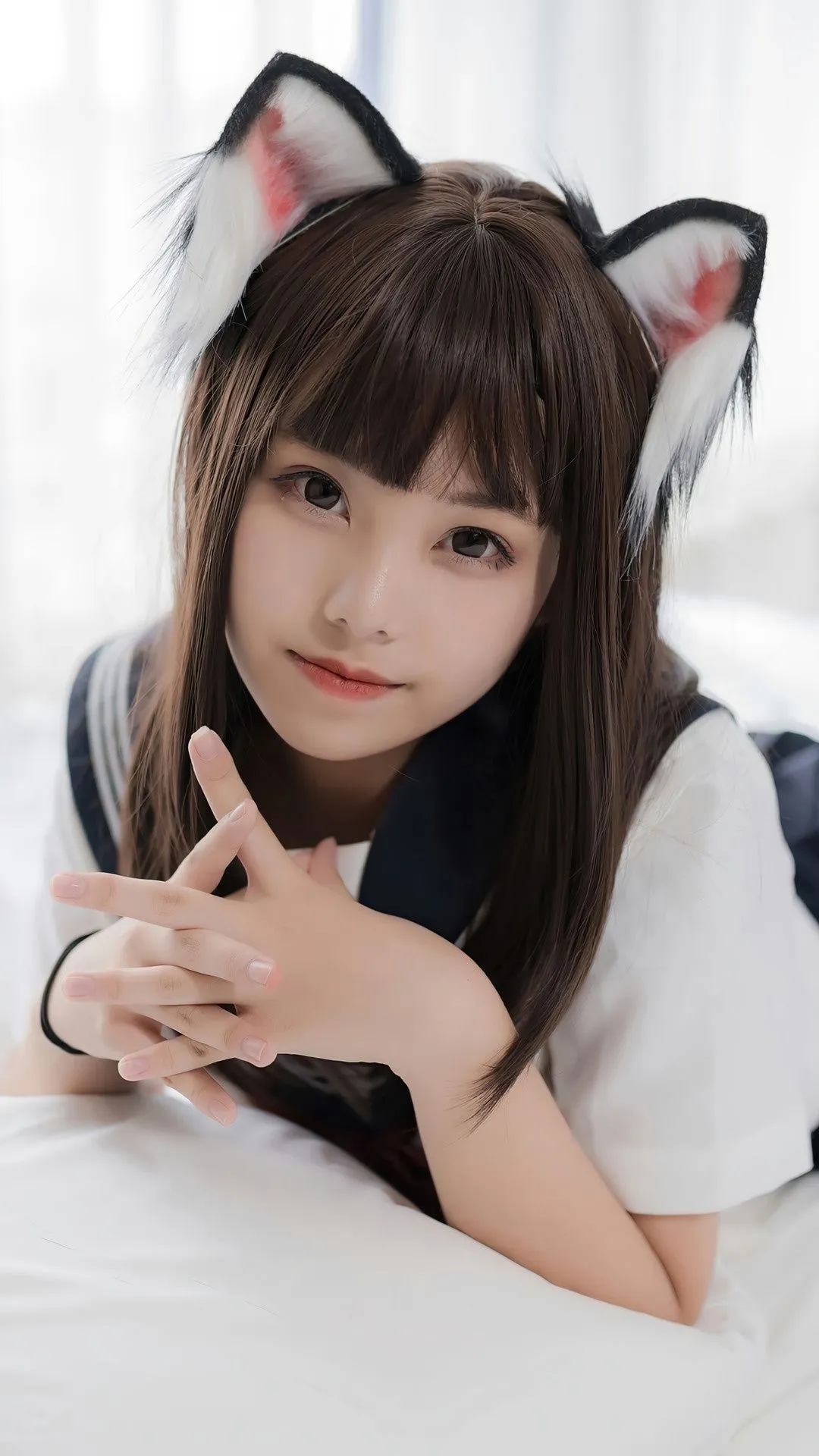Cute, School, Girls, Asian, Cosplay HD Phone Wallpaper