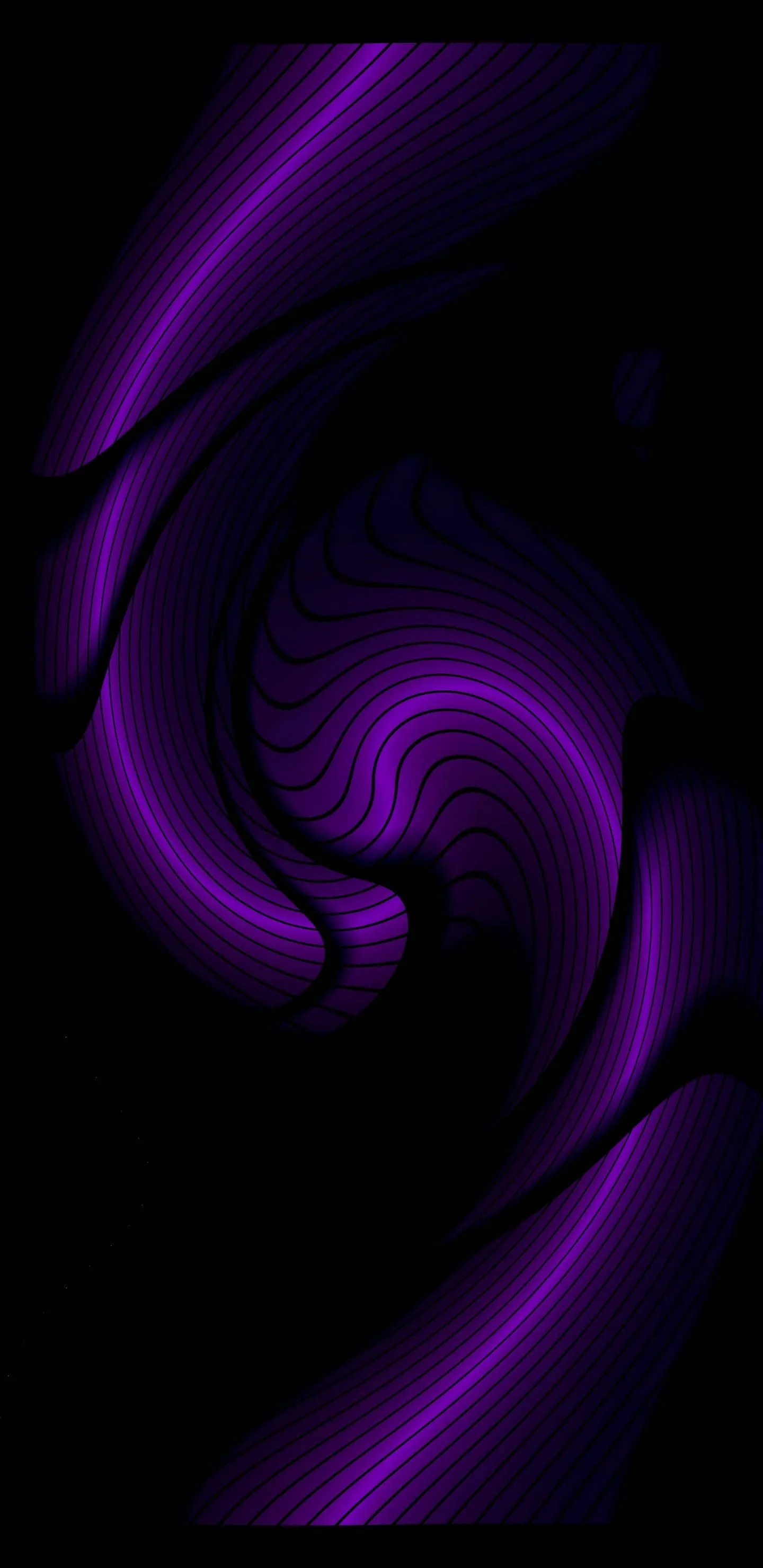 Download Swirl Of Black And Purple Phone Wallpaper