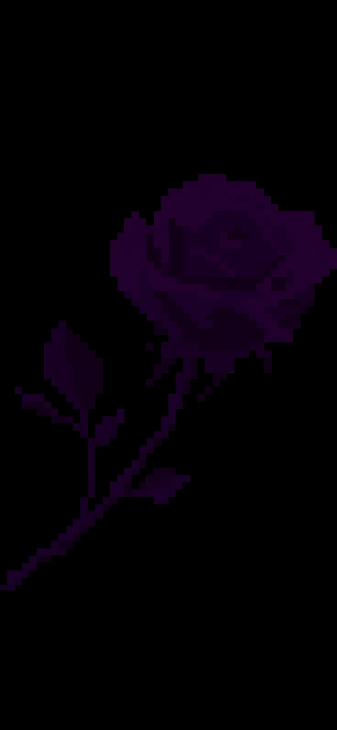 Purple Pixel Rose Retro Wallpaper Pixel Wallpaper HD