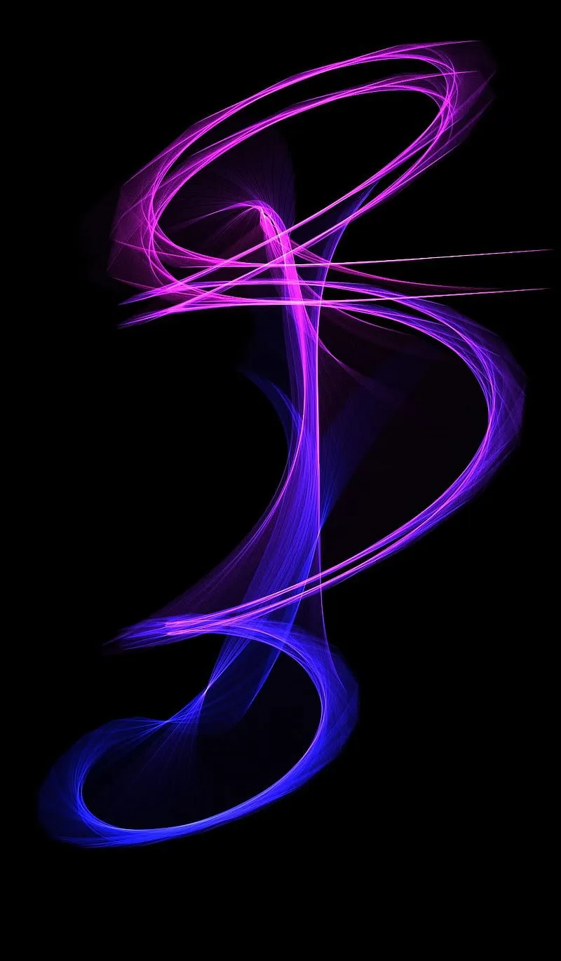 Pink blue abstract, abstract digital, abstraction, abstracts, black, dark, digital, HD phone wallpaper