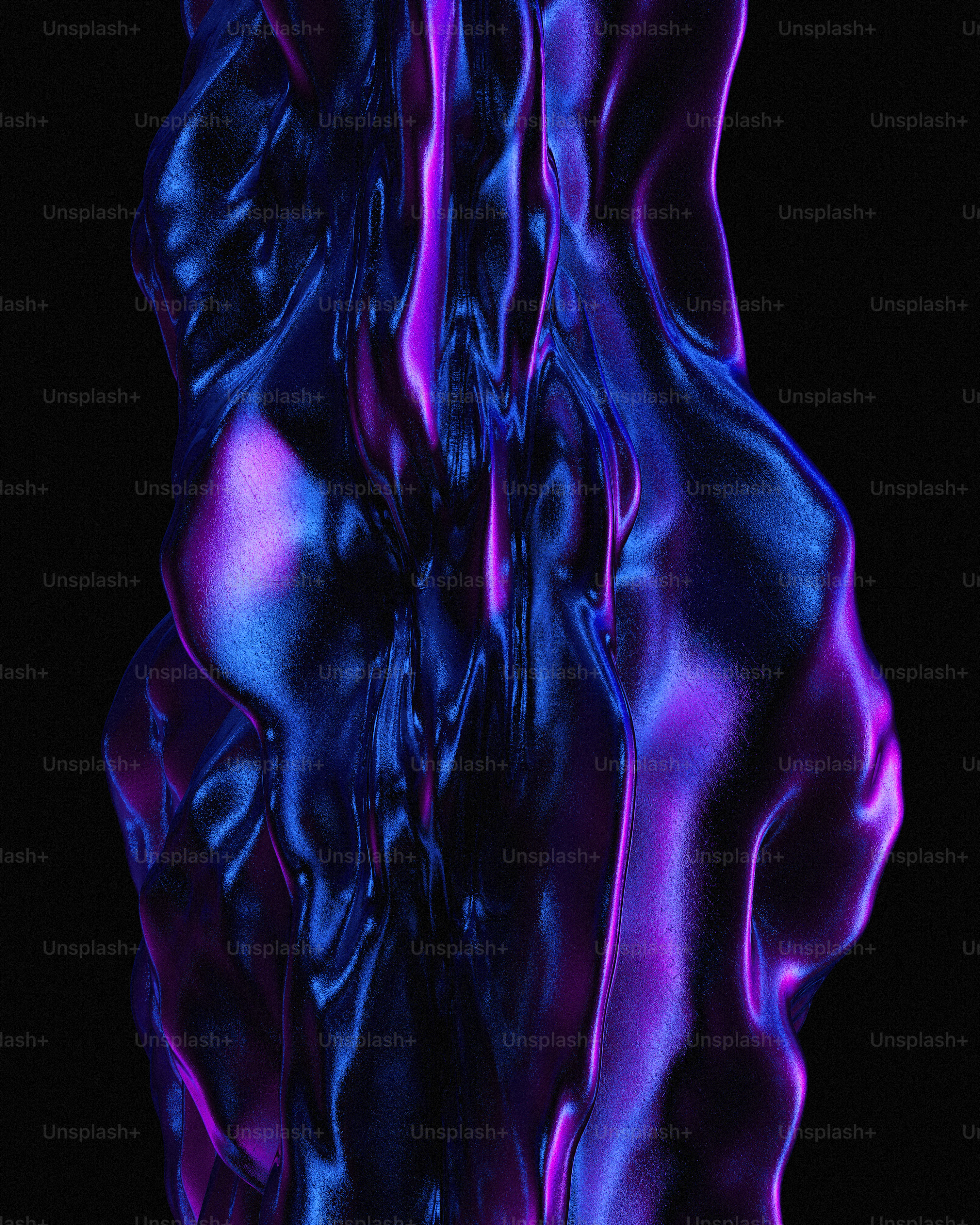 A black background with purple and blue colors photo