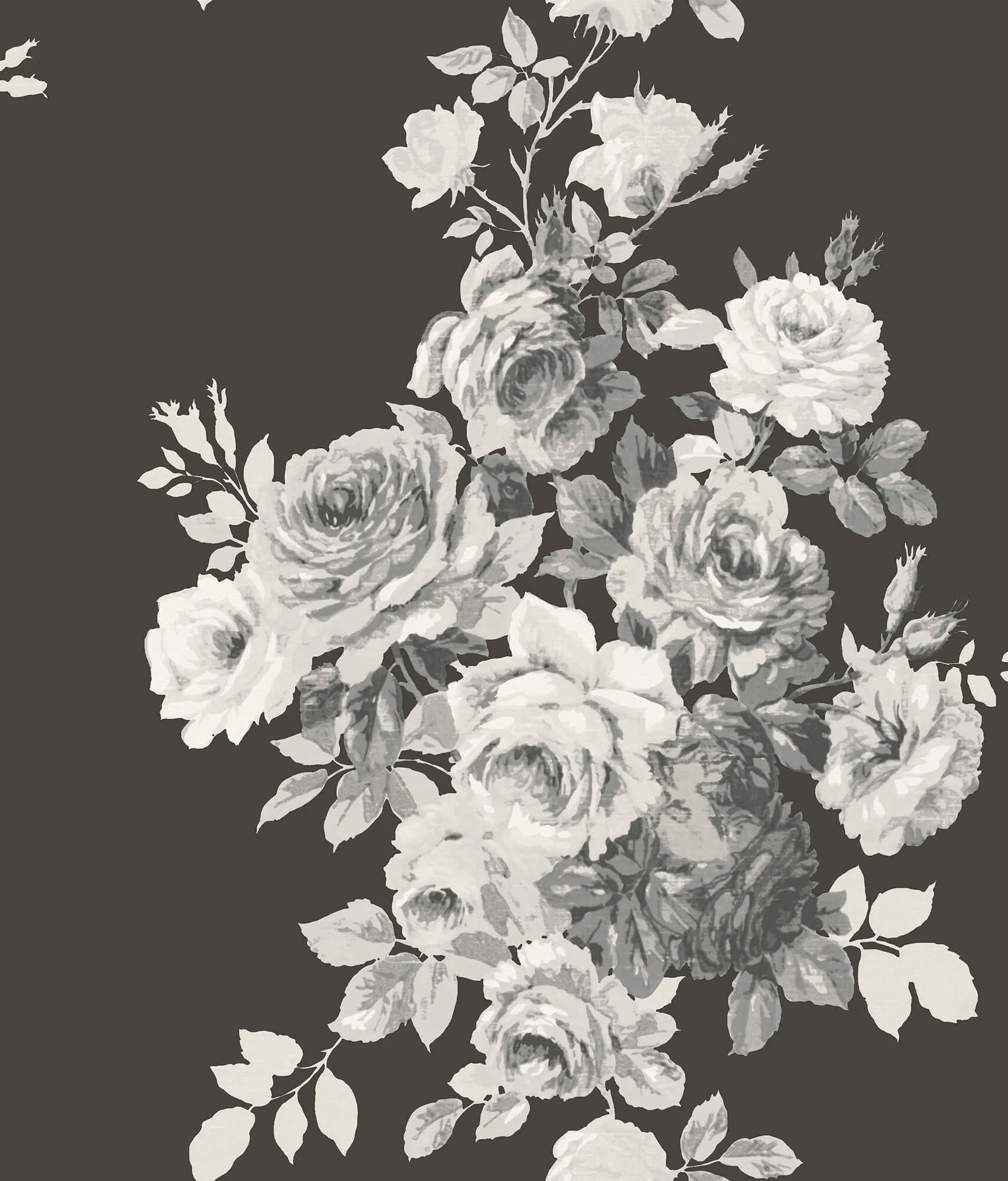 Magnolia Home Tea Rose Wallpaper & White