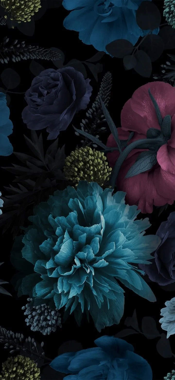 Dark Floral iPhone Wallpaper, HD Background on WallpaperBat