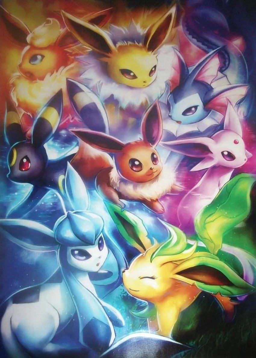 Eevee Evolution for Android, Cute Eevee Evolutions HD phone wallpaper