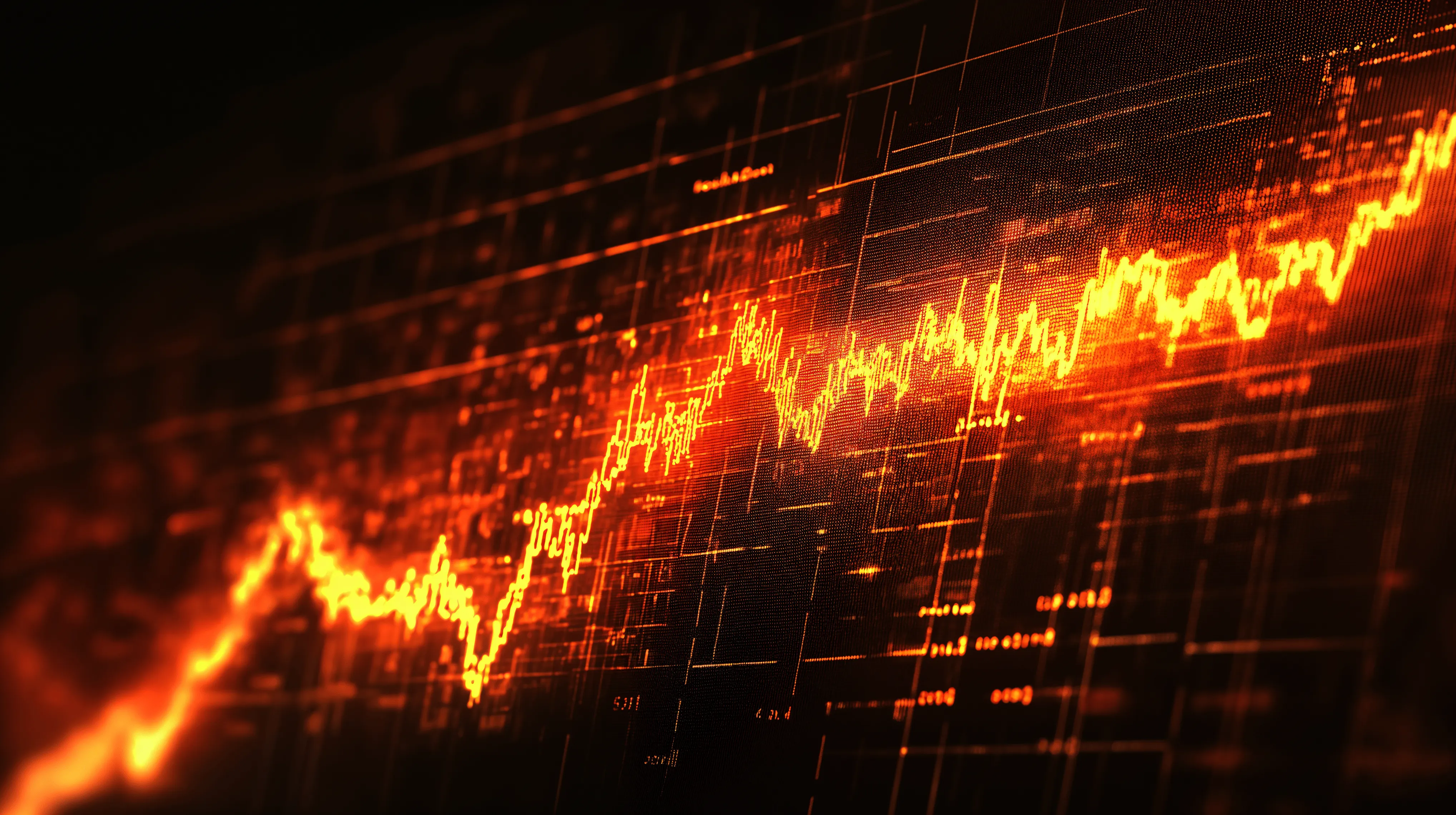 Dynamic Stock Market Trends Ultra HD Wallpaper
