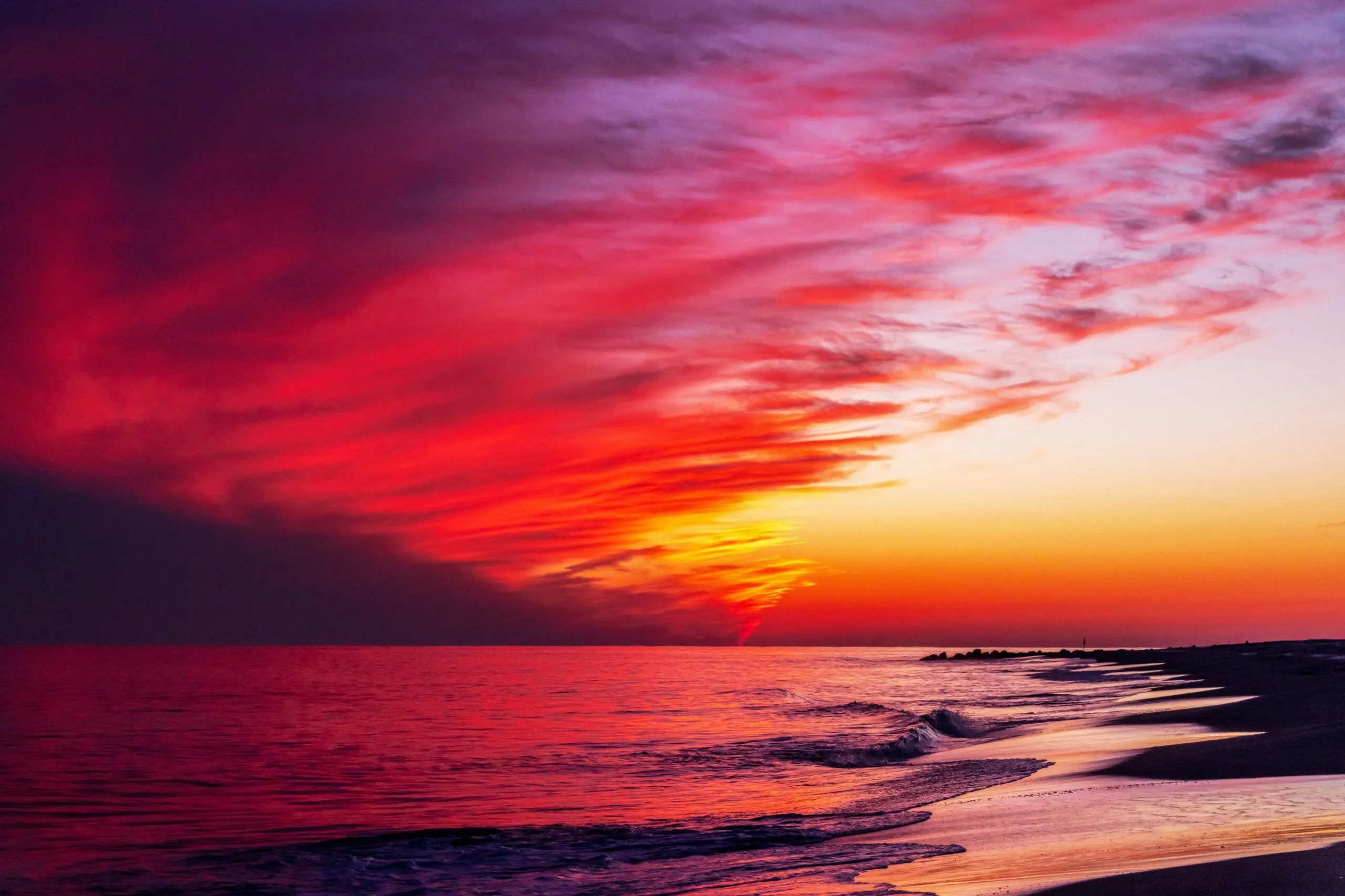 Vibrant Winter Sky