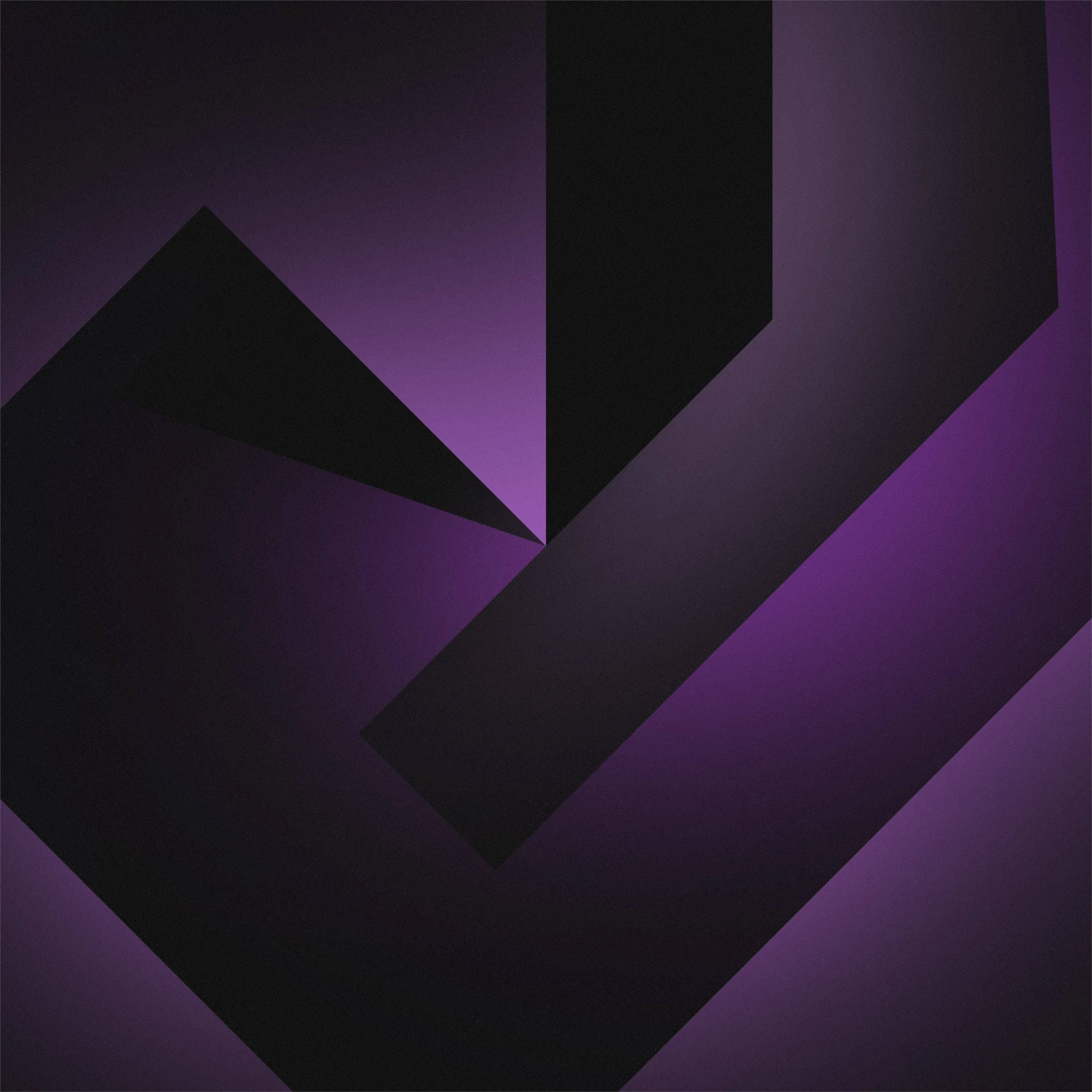 Download HD Dark Purple And Black Geometric Wallpaper