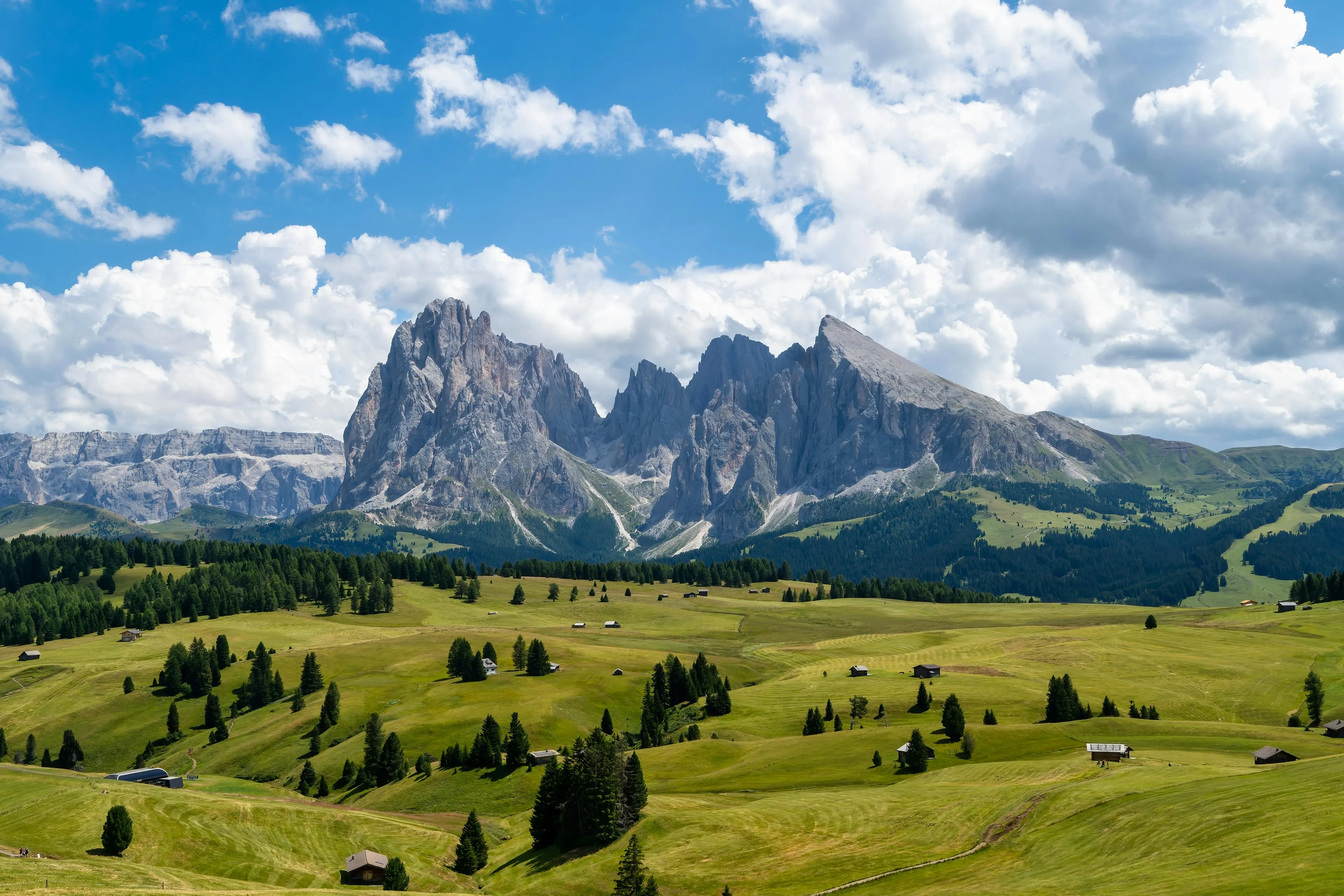 A View of the Alpe Di Siusi in Italy · Free
