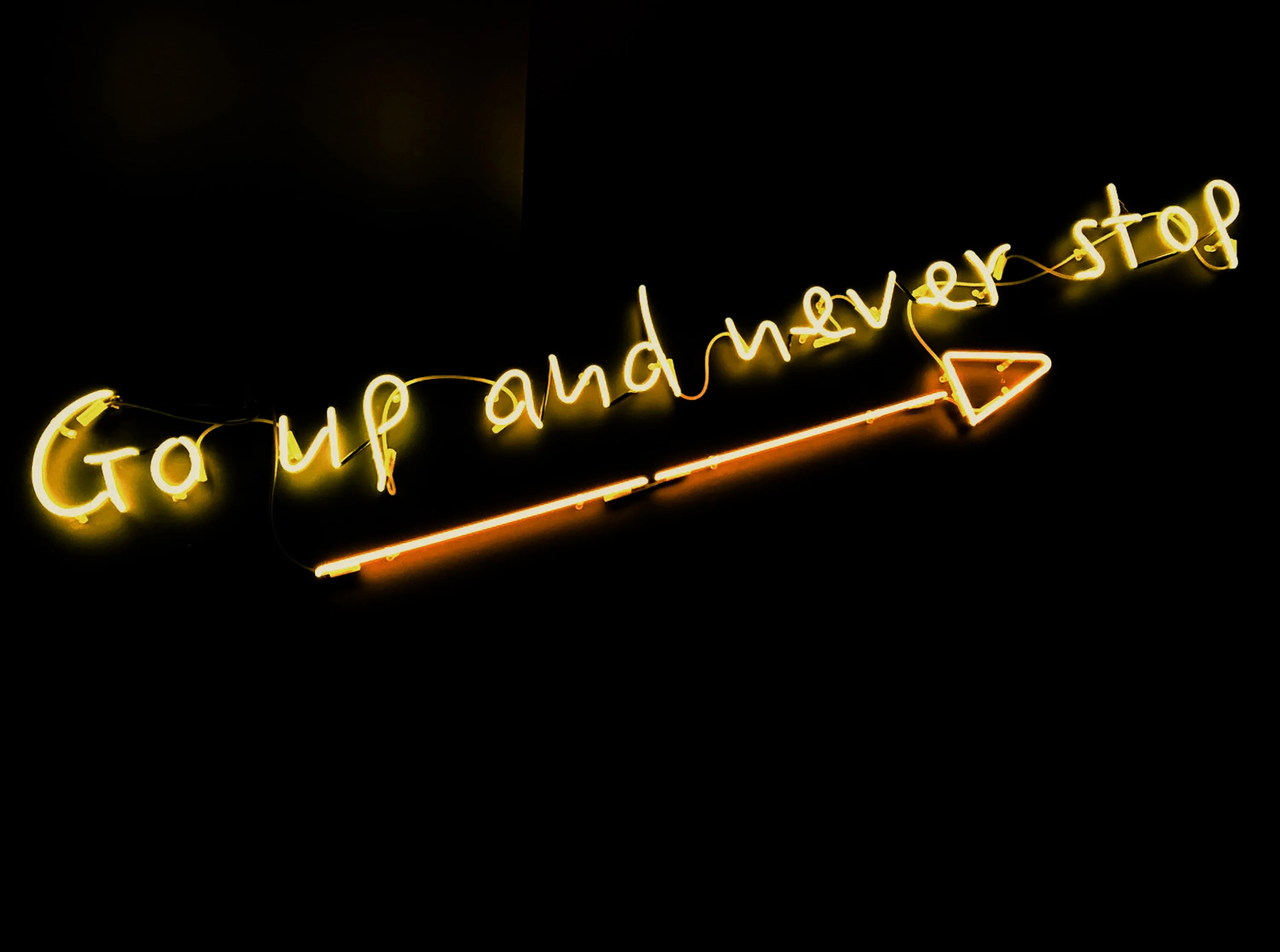 Neon Quote Picture. Download Free Image