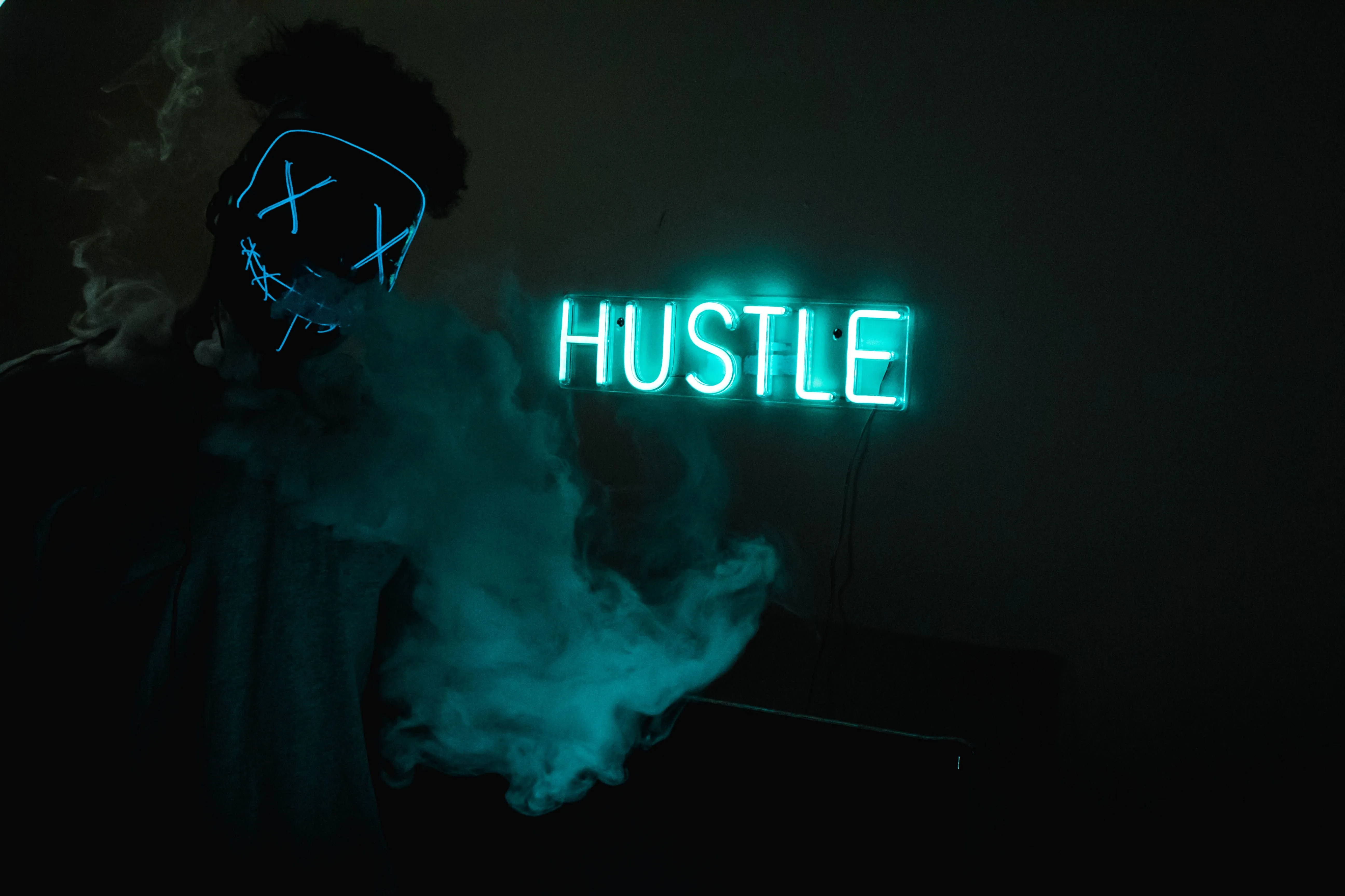 Free Image, light, green, turquoise, darkness, Visual effect lighting, neon sign, graphics, electric blue, graphic design 5184x3456