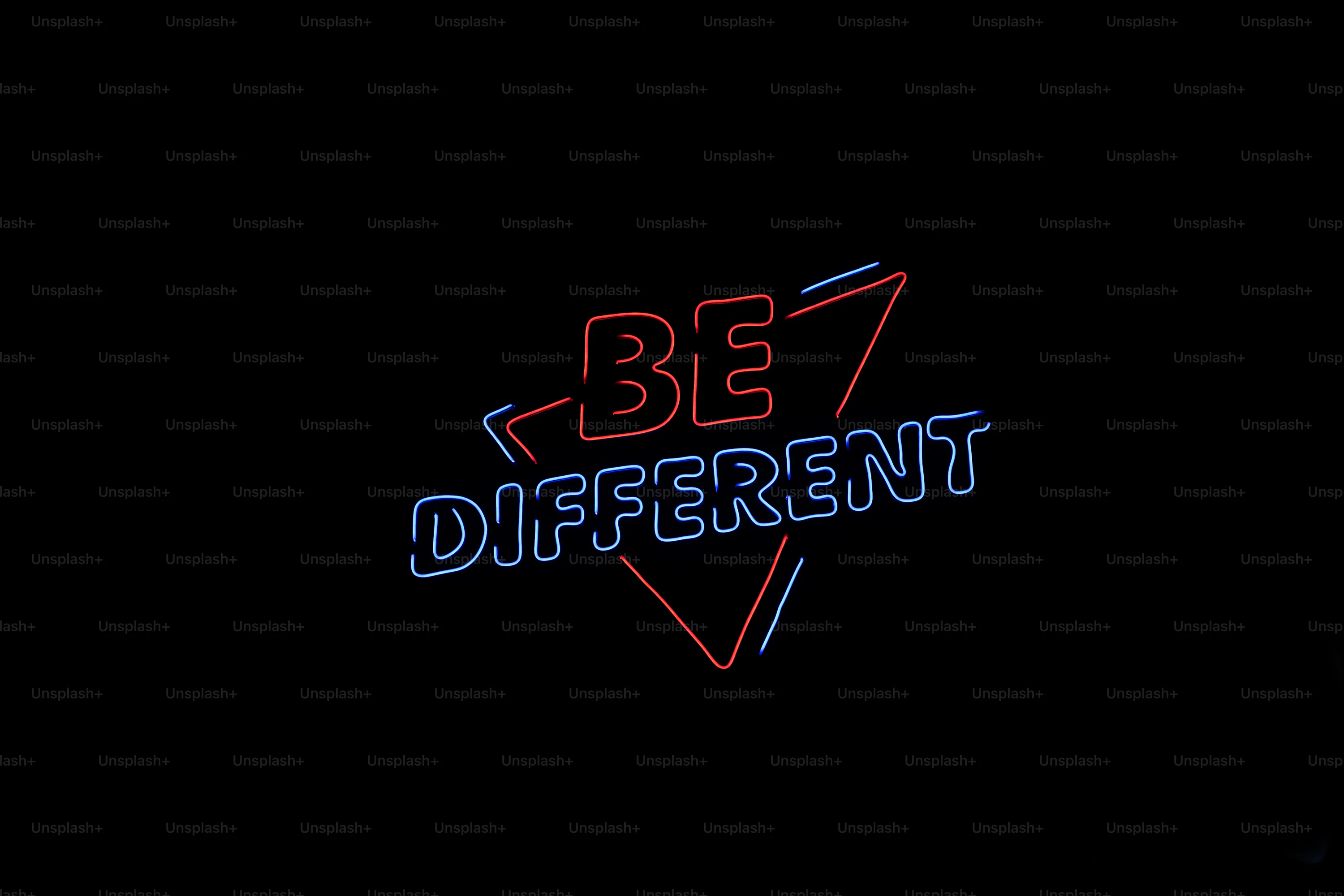 Neon Quote Picture. Download Free Image