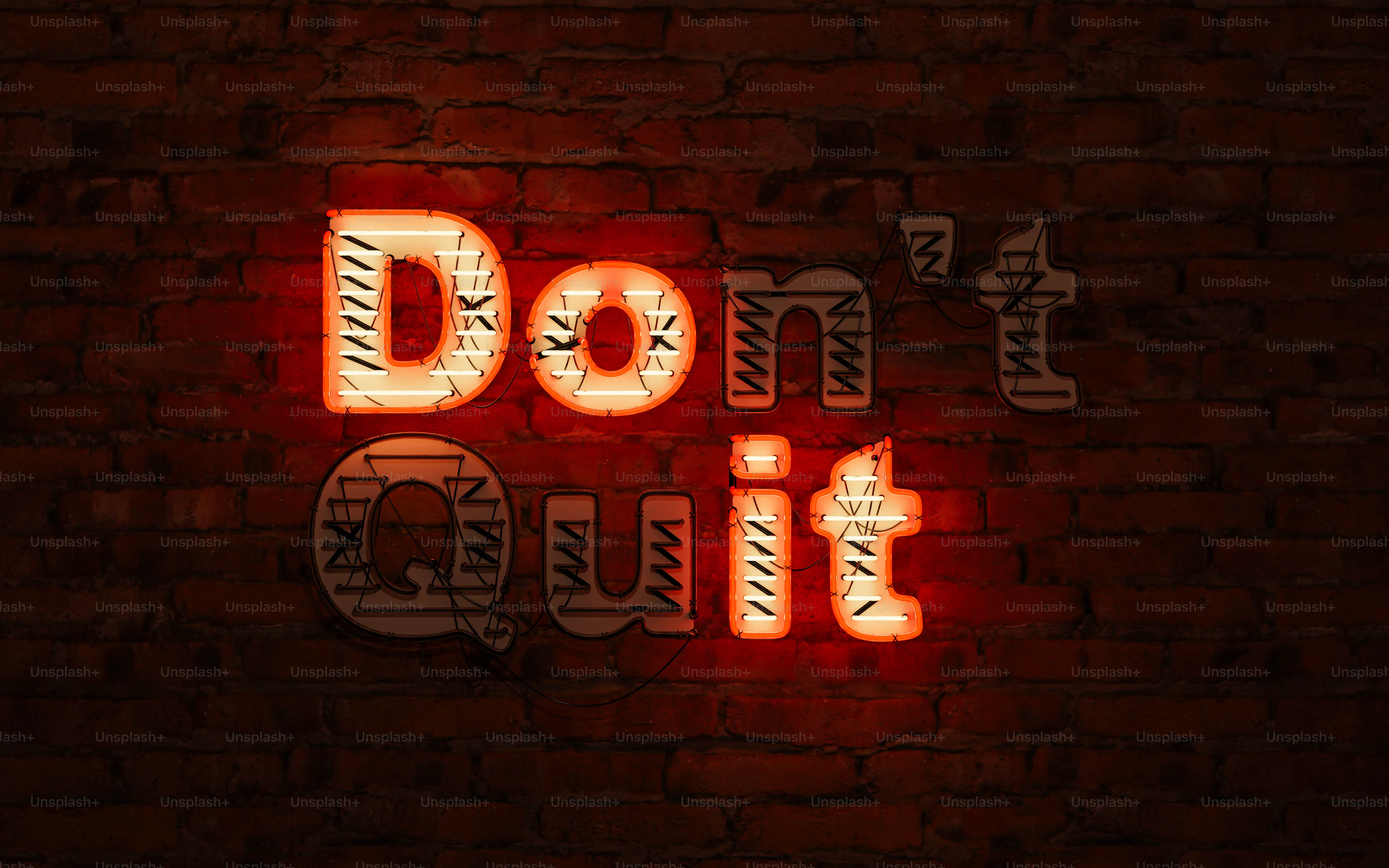 Neon Quote Picture. Download Free Image