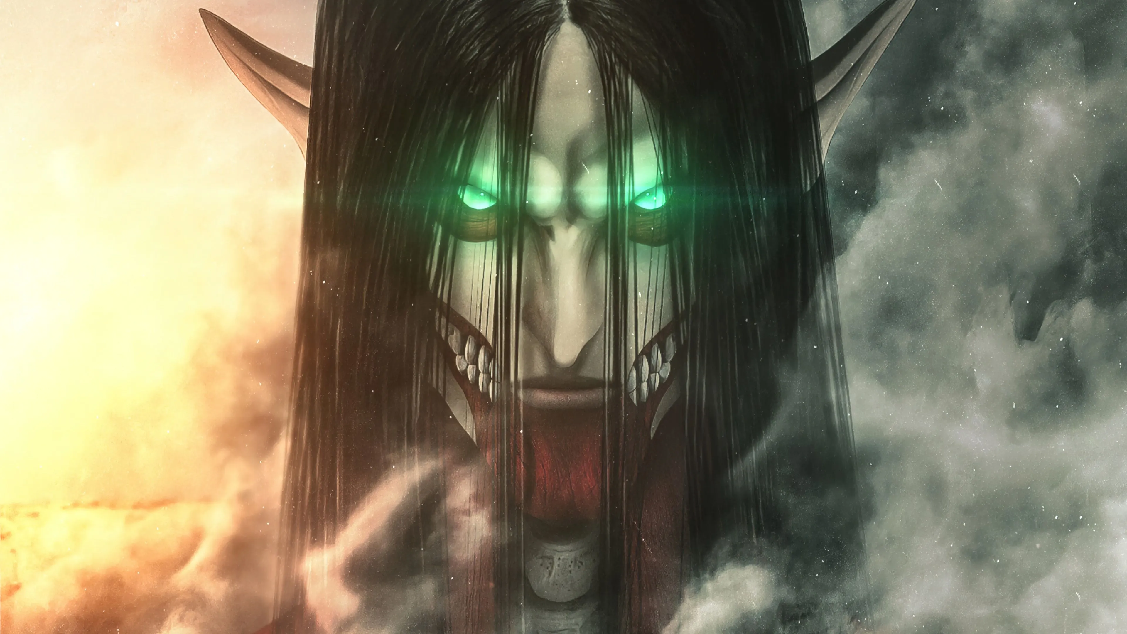 Founding Titan, Eren, Attack On Titan, Anime, Shingeki No Kyojin, 4K, HD Wallpaper