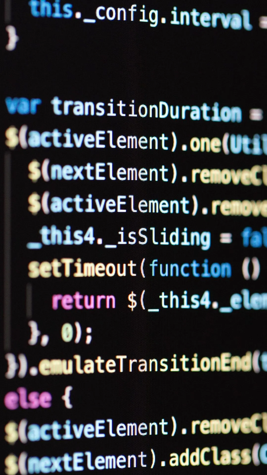 Download Wallpaper 1080x1920 Code, Programming, Text, Lines, Symbols, Multi Colored Samsung Galaxy S4, S5, Note, Sony Xperia Z, Z1, Z2, Z3, Htc One, Lenovo Vibe HD Background