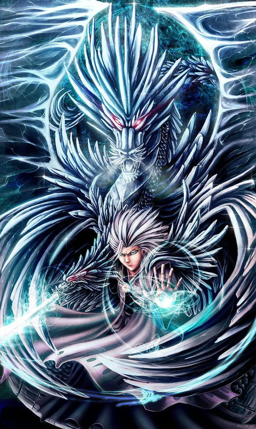 Gray fullbuster vs toshiro hitsugaya, hitsugaya toshiro bankai HD phone wallpaper