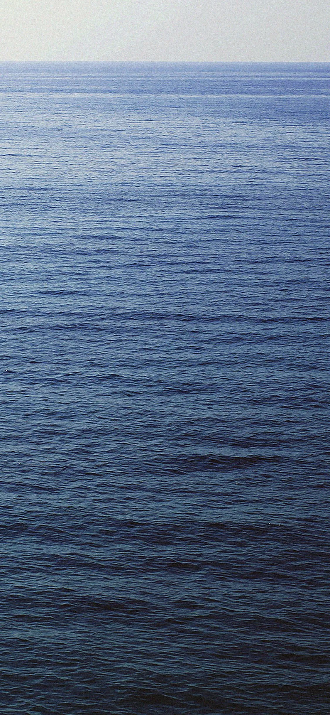 iPhoneXpapers back to sea dark blue minimal