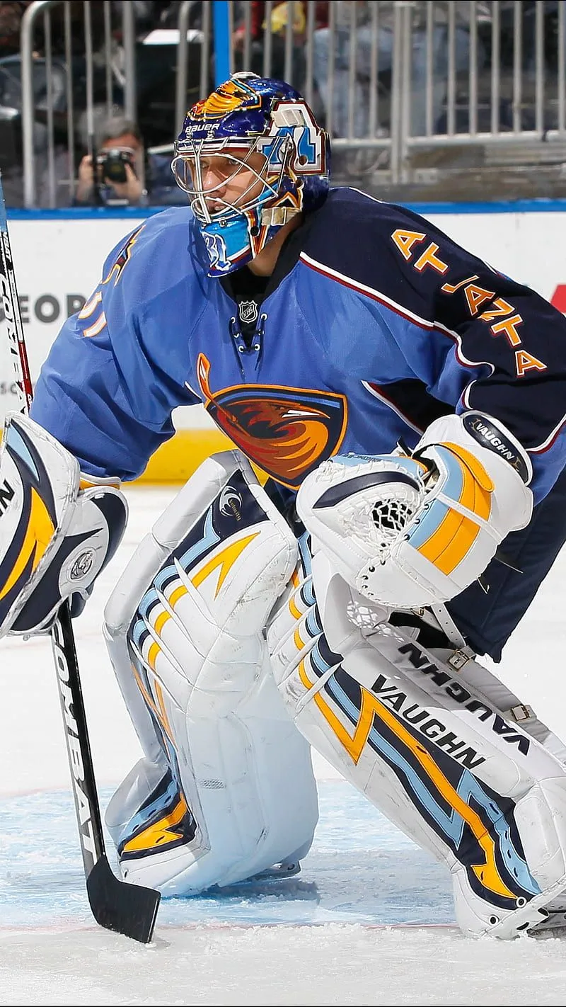 1320x2868px, 2K free download. Thrashers, goalie, hockey, thashet, HD phone wallpaper