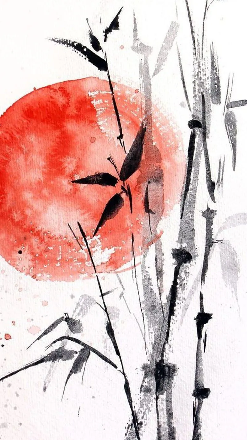 Japanese Style, bamboo, japan, vintage, HD phone wallpaper