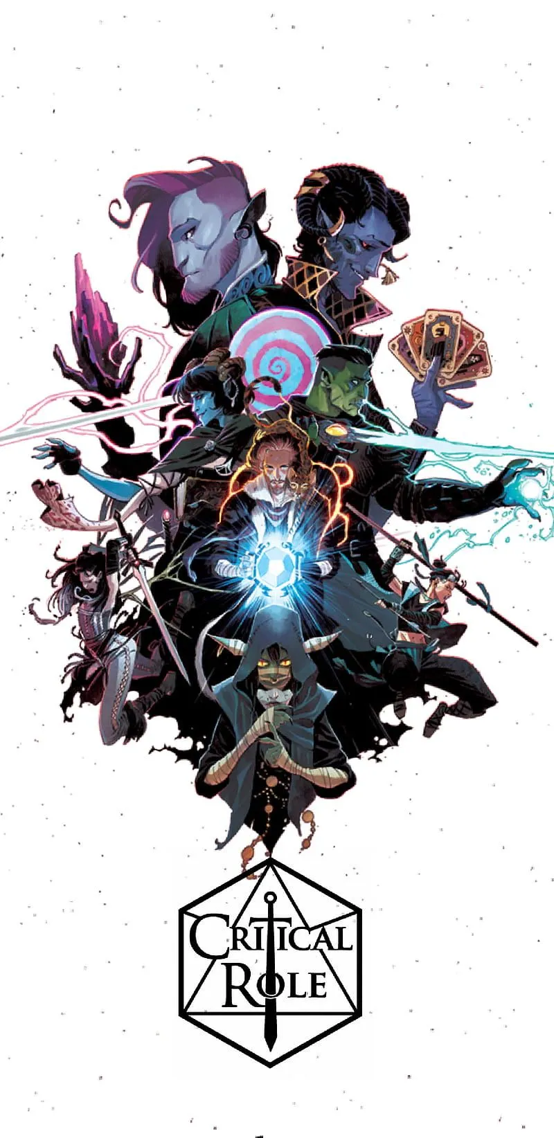 Mighty Nein, critical, dice, dm, dnd, dragons, dungeons, role, rpg, HD phone wallpaper