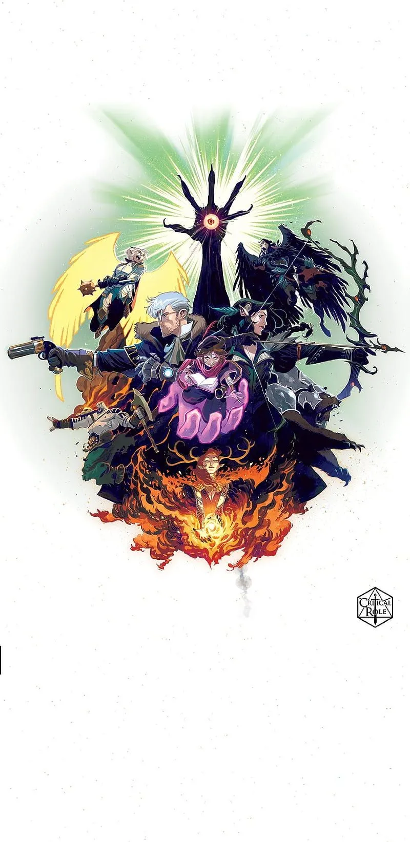 Vox mach, critical, dice, dm, dnd, dragons, dungeons, role, rpg, tabletop, HD phone wallpaper