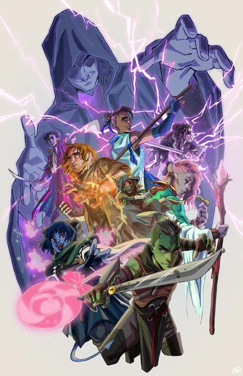 Mighty Nein. How do you want to do this? #CriticalRole #criticalrolefanart