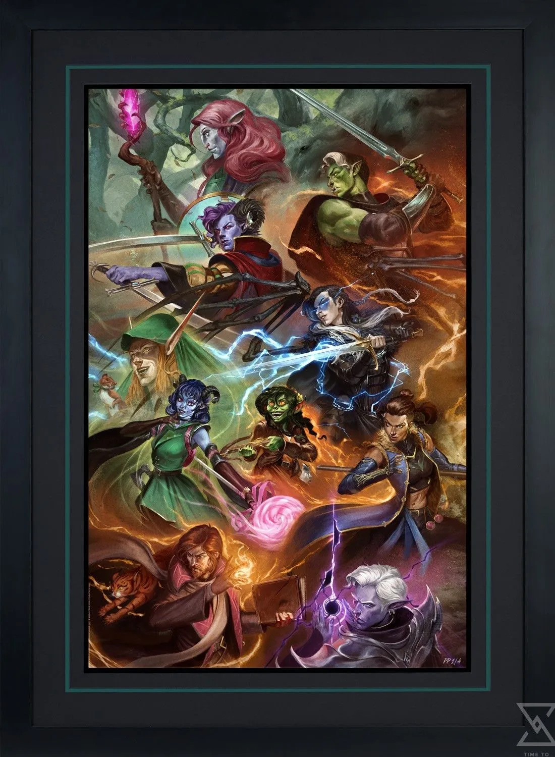 Critical Role: Mighty Nein Art Print by Álvaro Jiménez (Critical Role)