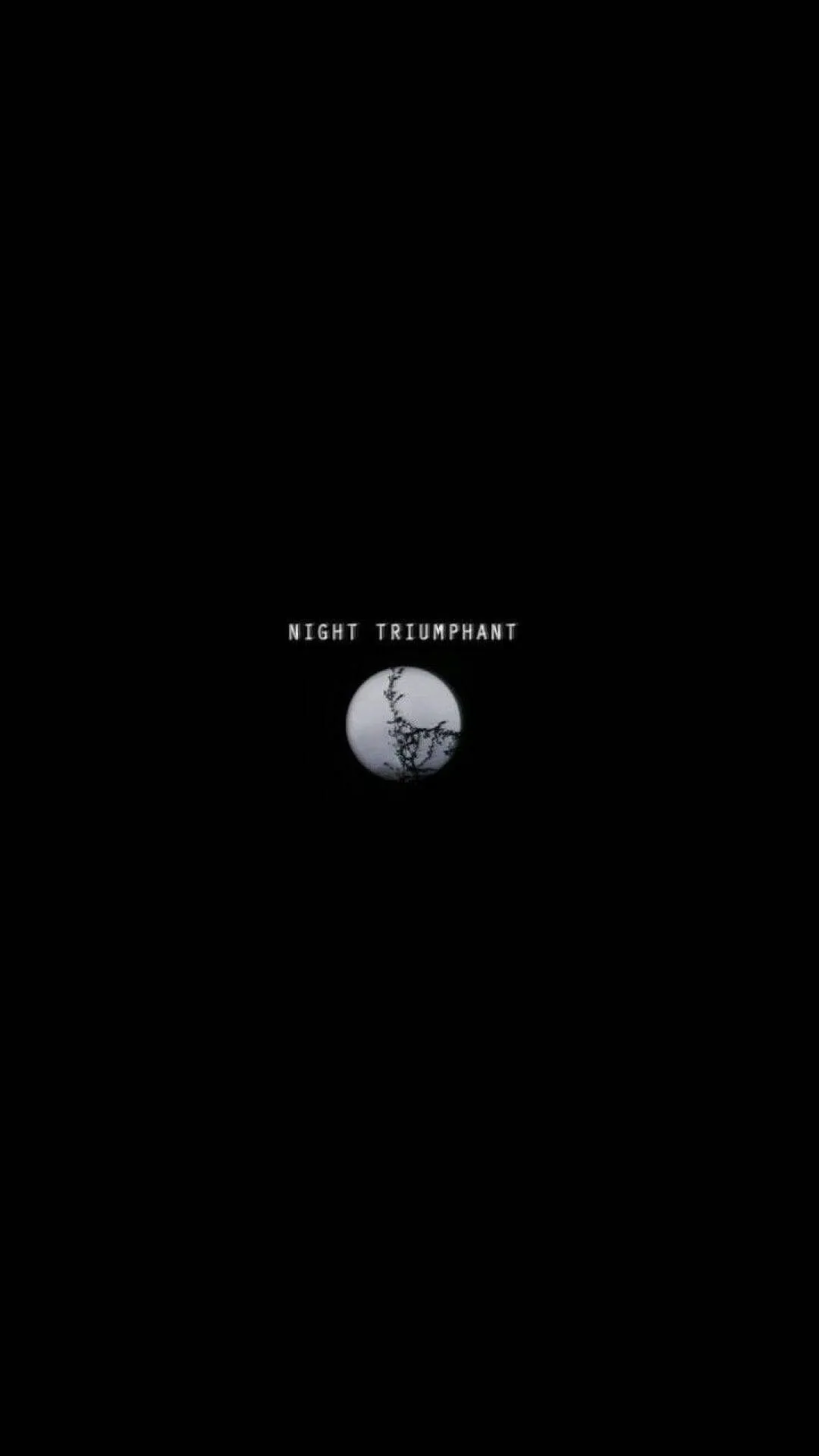 Download Night Triumphant Aesthetic Black Quotes Wallpaper