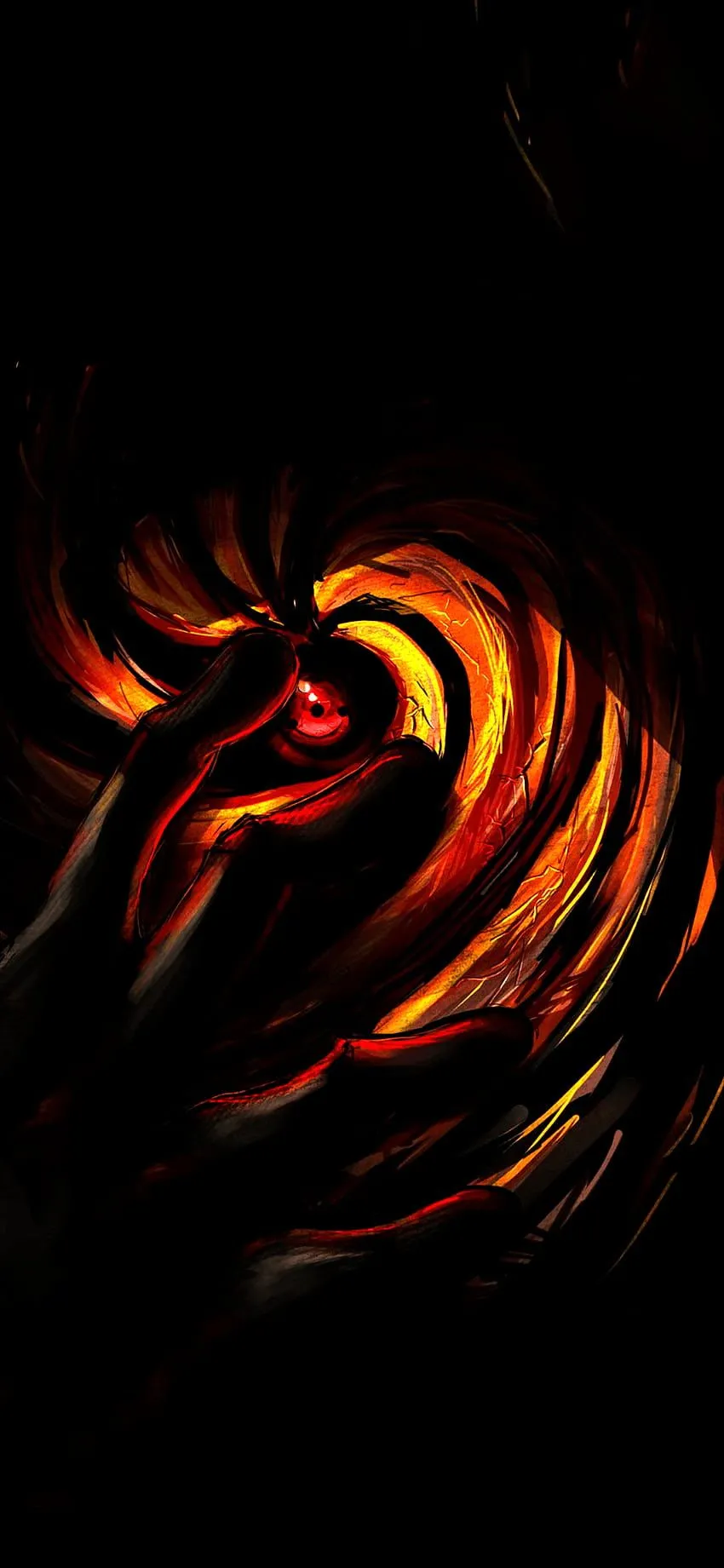 OLED Anime, anime amoled HD phone wallpaper