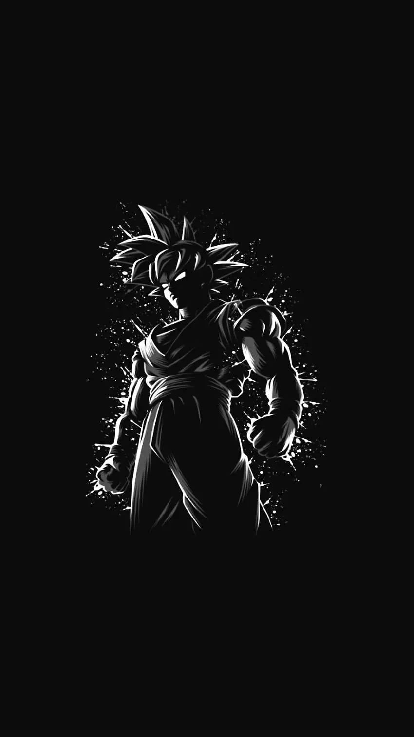 Phone Amoled Anime, dbz oled HD phone wallpaper