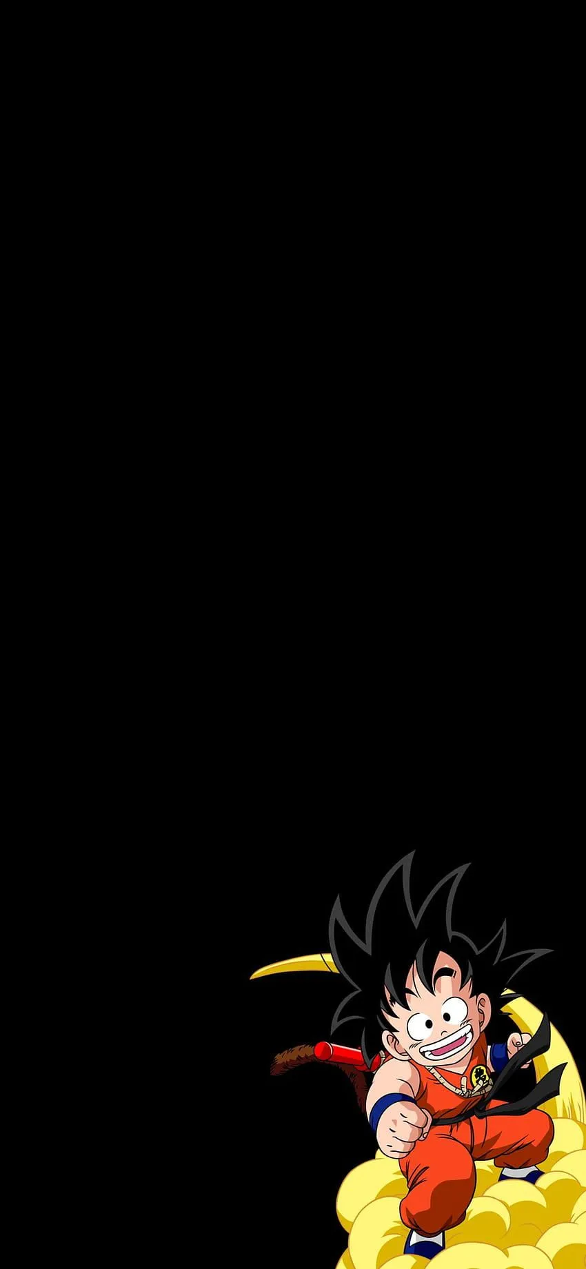 Goku OLED, anime oled HD phone wallpaper