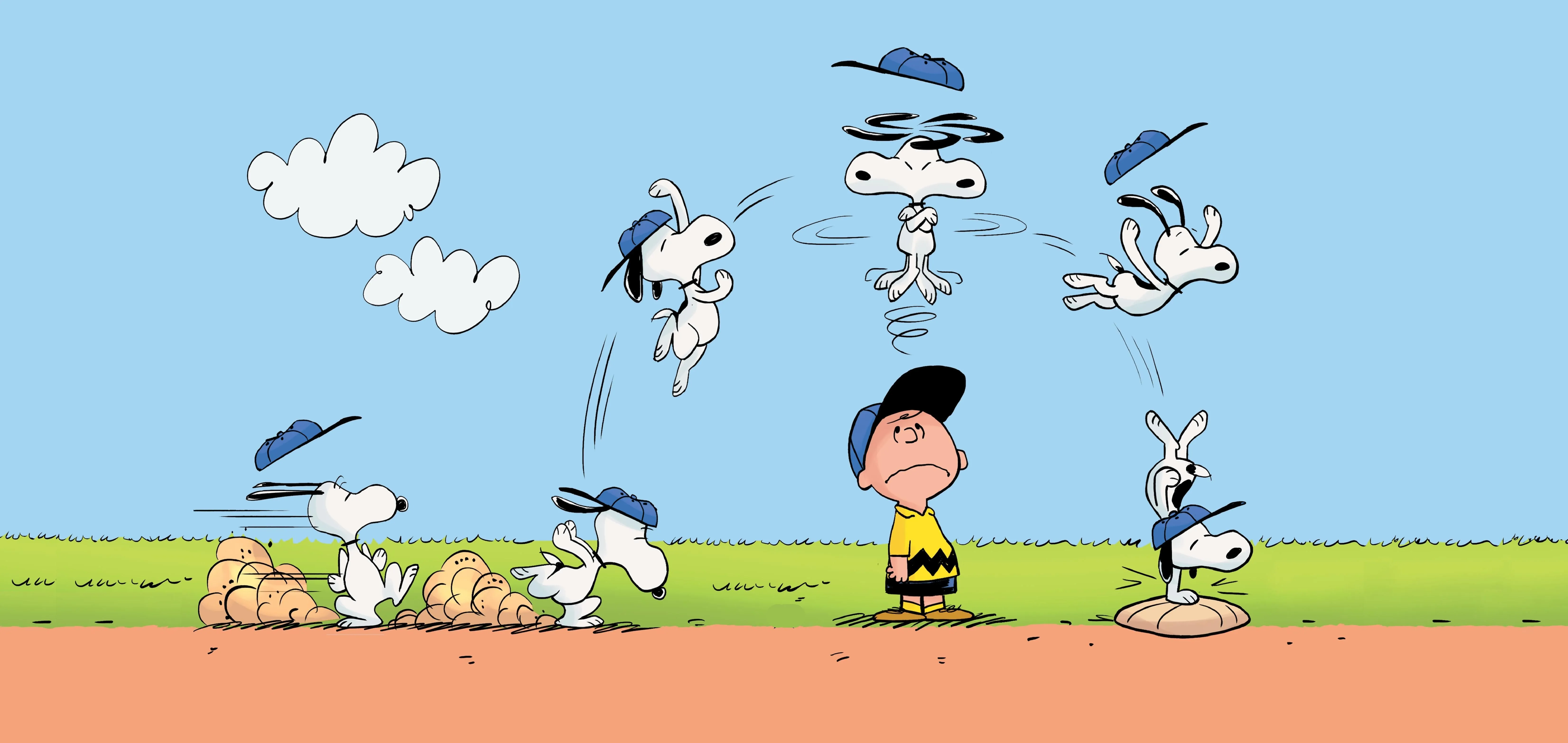Desktop wallpaper: Snoopy, Charlie Brown, Peanuts, The Peanuts, Comics 4K free download for PC. 621078