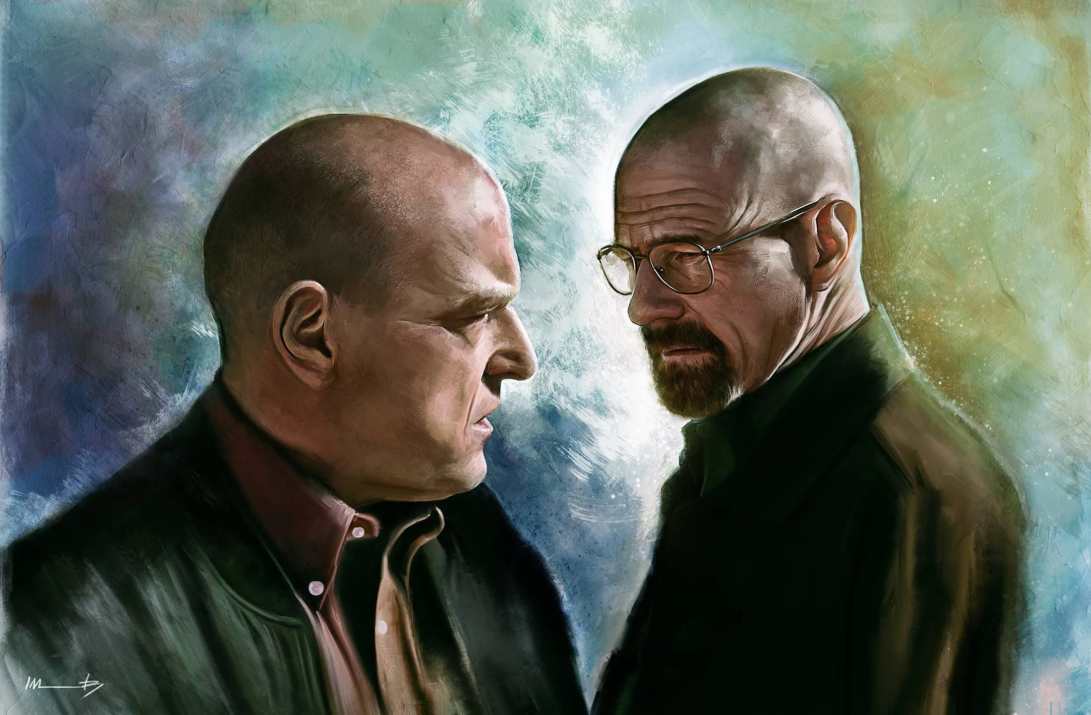 Desktop wallpaper: Walter White, Breaking Bad, Tv Show, Bryan Cranston, Dean Norris, Hank Schrader 4K free download for PC. 698504