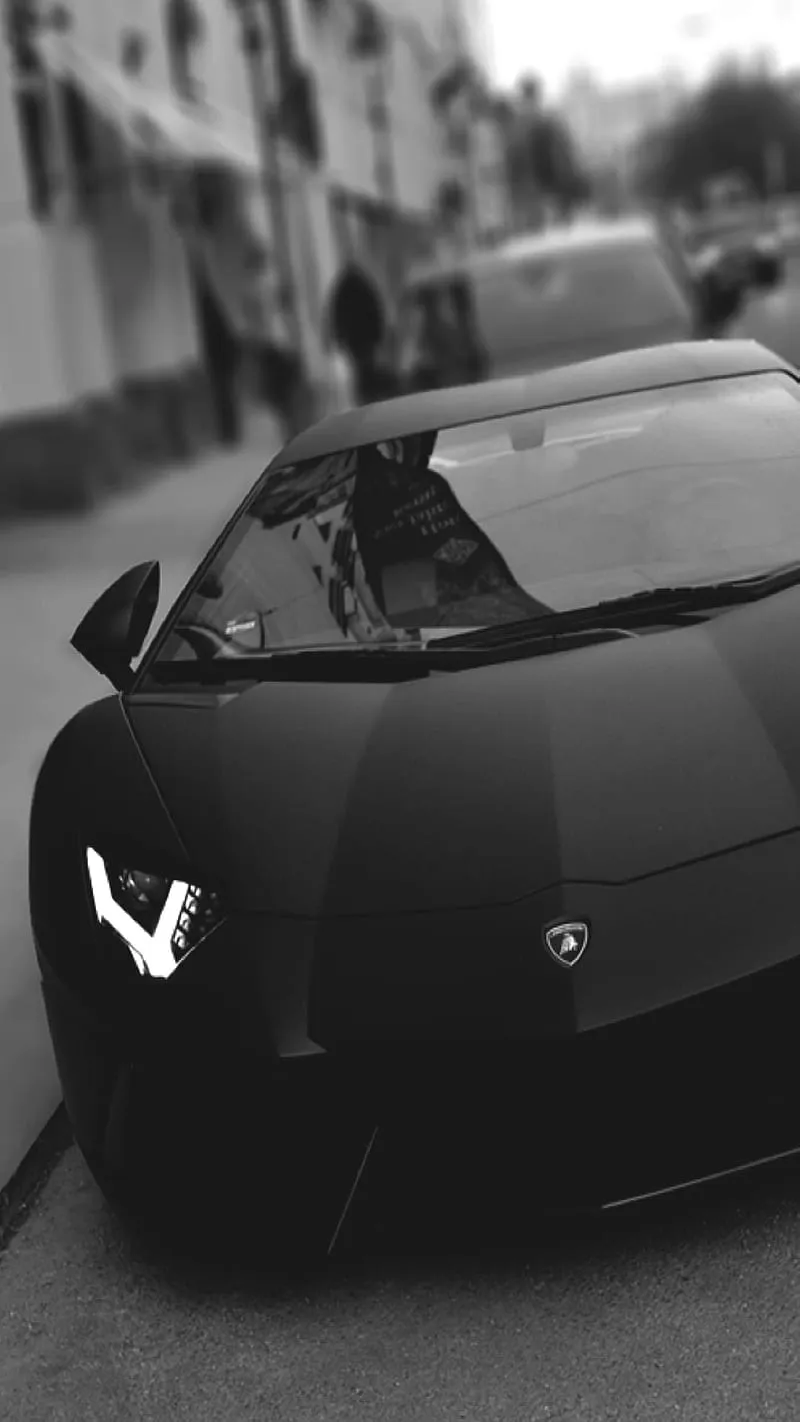 Lamborghini, black, carros, fast, italy, HD phone wallpaper