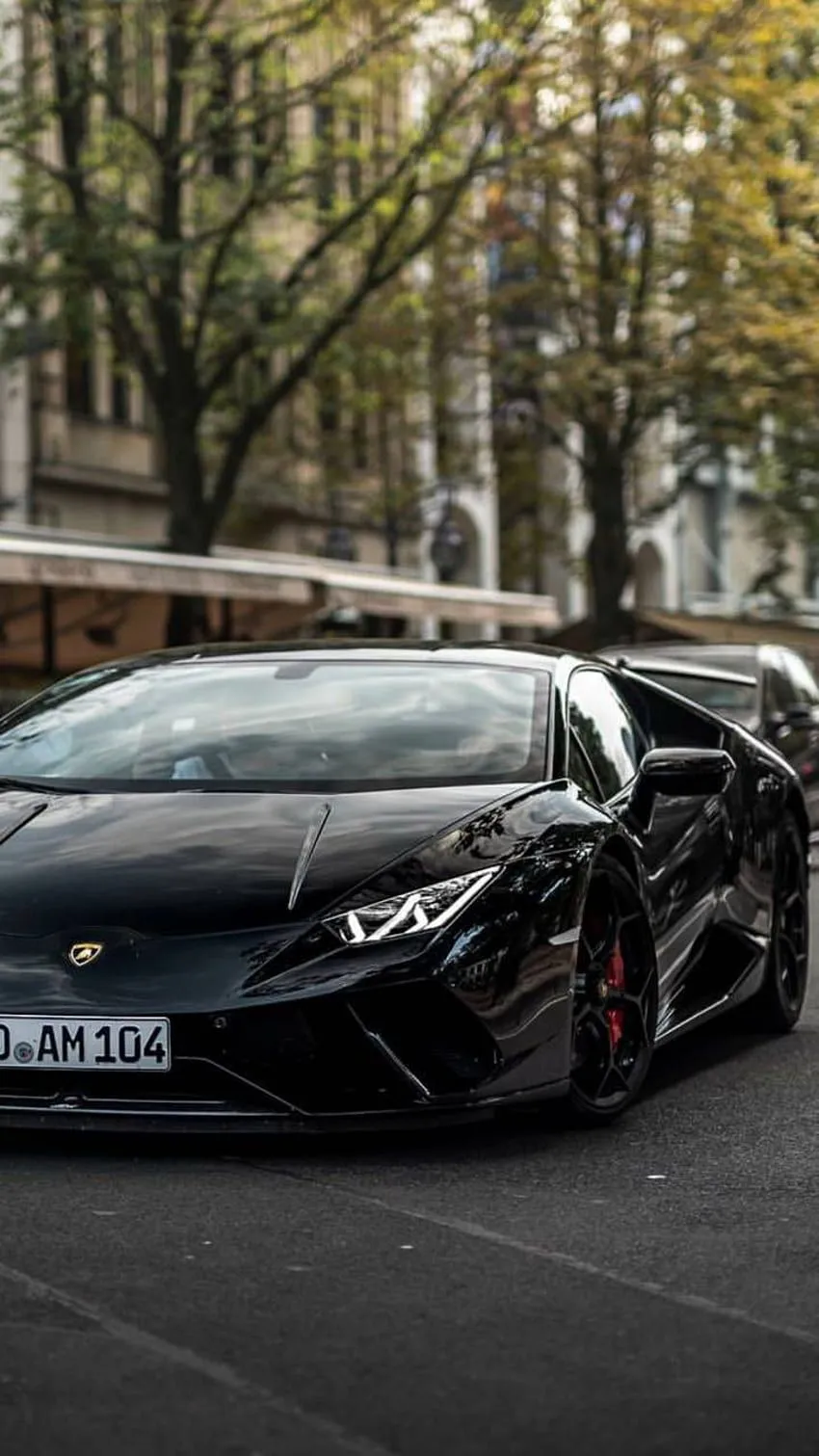Black Lambo, Cool Black Lamborghini HD phone wallpaper