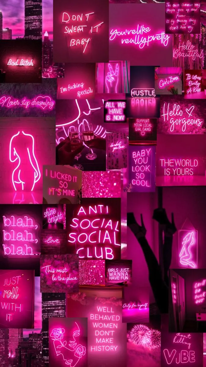 Neon pink aesthetic. iPhone wallpaper classy, Pretty wallpaper ipad, iPhone wallpaper girly
