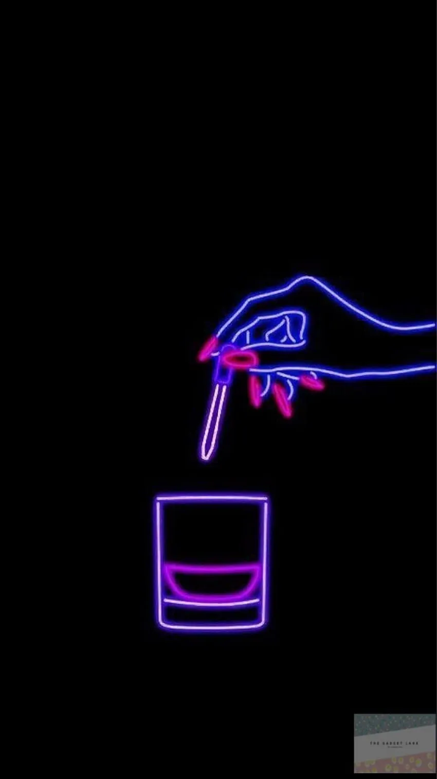Apple, iphone neon purple aesthetic HD phone wallpaper
